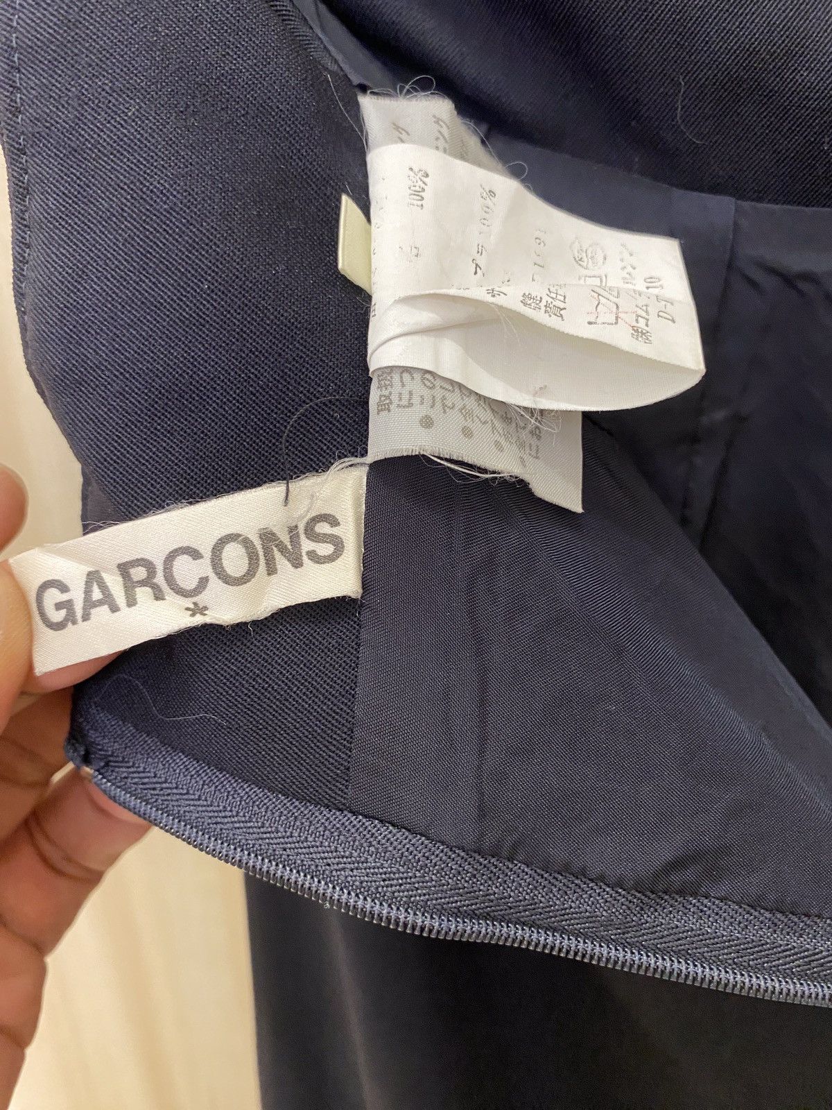 Comme des Garcons × Vintage Vtg Comme Des Garcons AD1991 Skirt Size 26" / US 2 / IT 38 - 8 Thumbnail