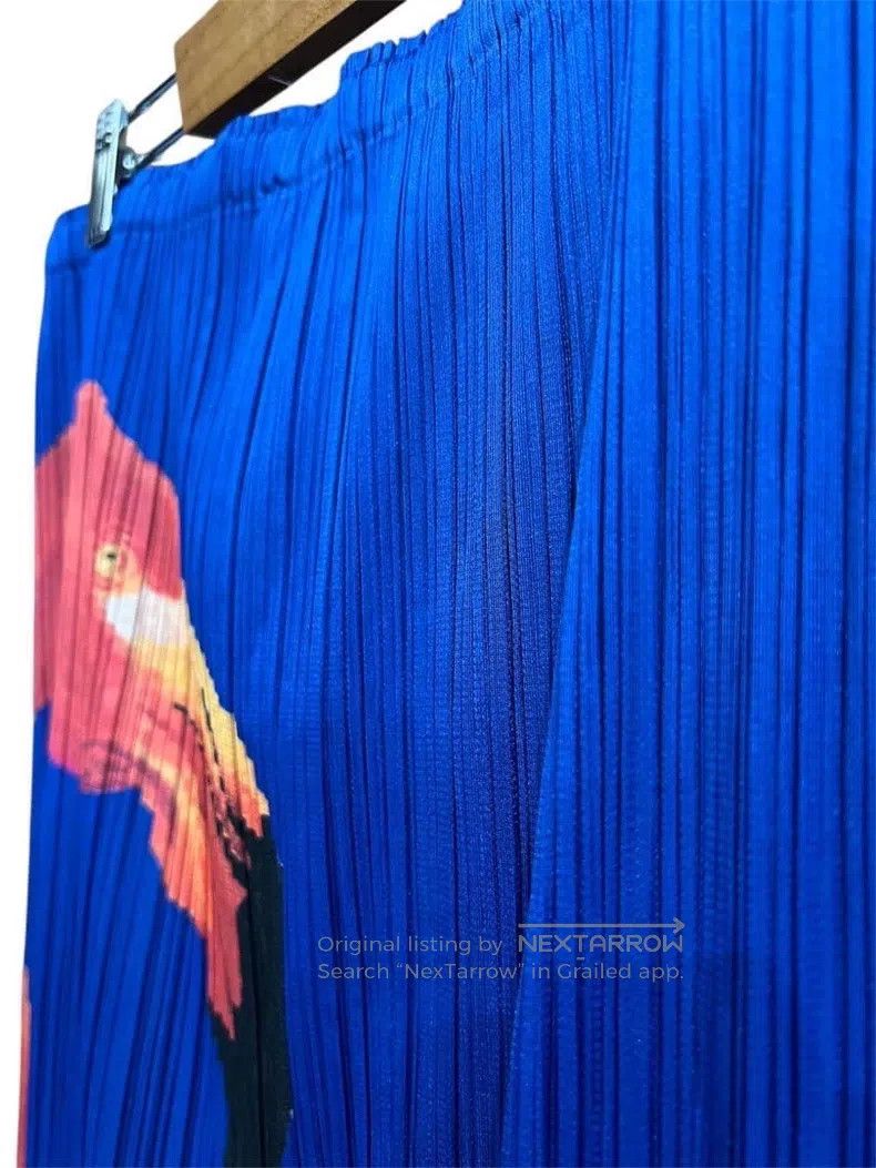 Issey Miyake Issey Miyake Blue Short Sleeve Size L / US 10 / IT 46 - 5 Thumbnail