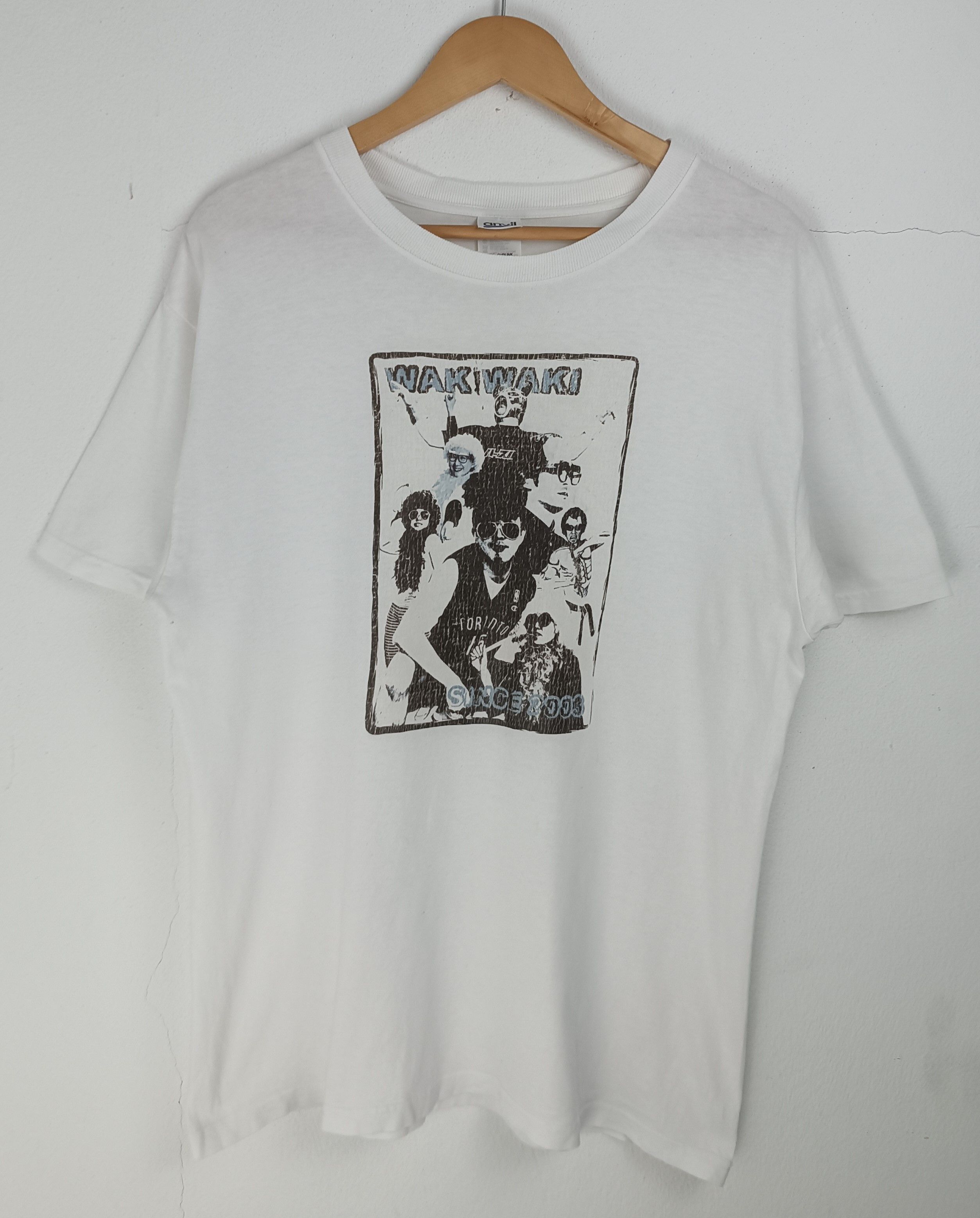 Band Tees VINTAGE WAKI WAKI SINCE 2003 JAPAN TEE VERY RARE Size US L / EU 52-54 / 3 - 3 Thumbnail