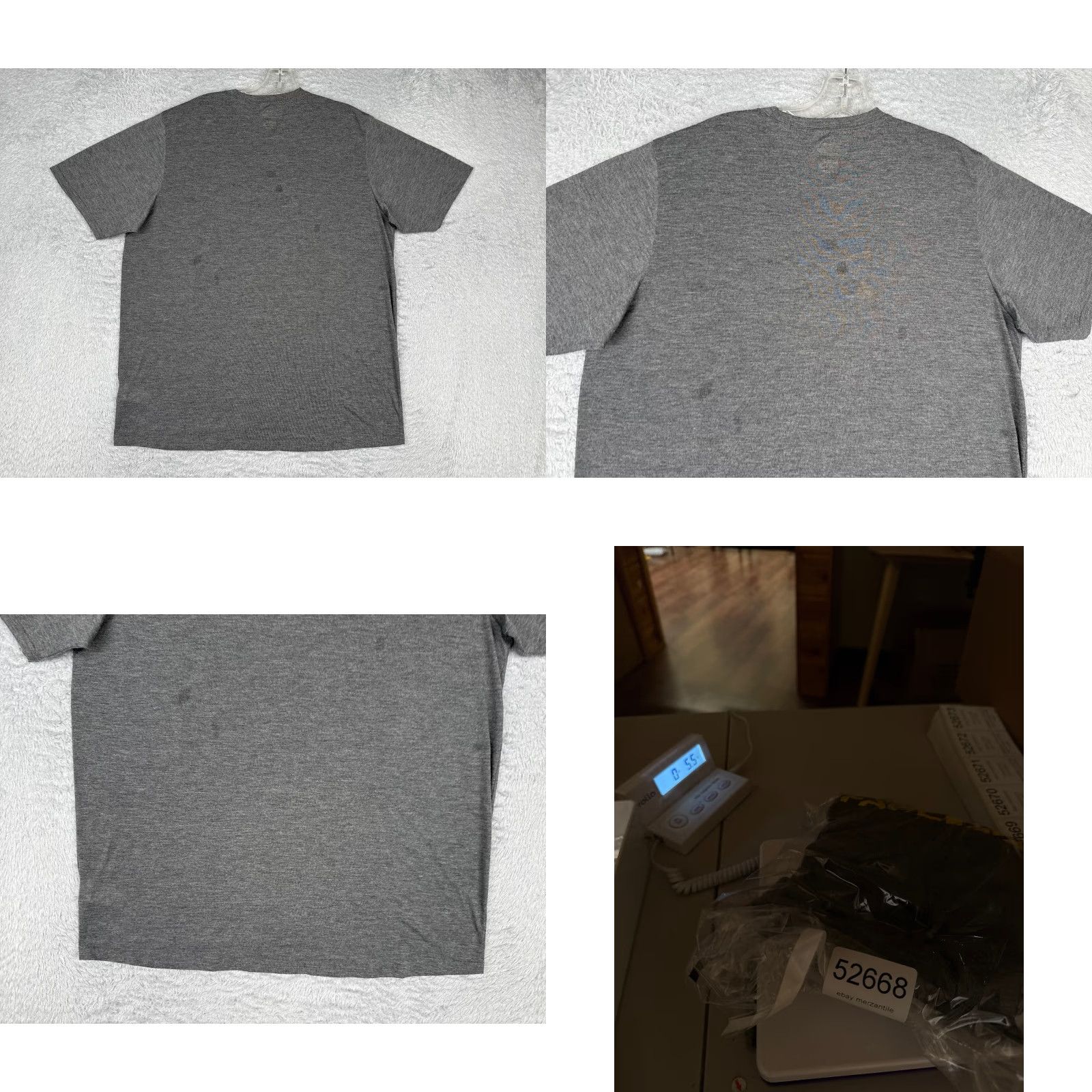 The North Face The North Face Shirt Men L Gray Short Sleeve Crew Polyester Vaporwick READ - T-Shirt, Logo, All Seasons, Breathable, Regular Fit, Colorful Theme Size US L / EU 52-54 / 3 - 9 Thumbnail