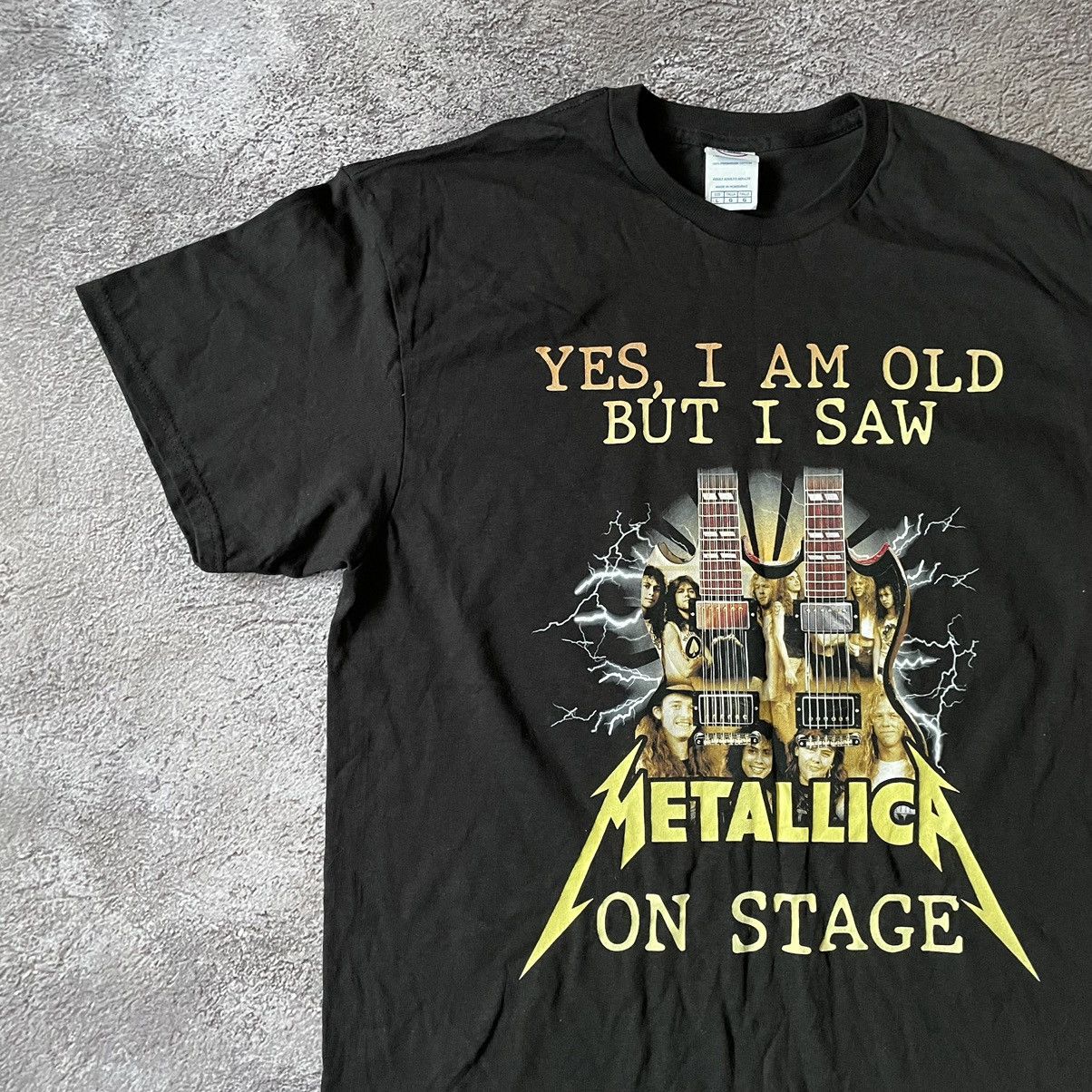 Vintage Vintage 2000s Metallica Band Tee Graphic Punk Grunge Black M Size US M / EU 48-50 / 2 - 2 Thumbnail