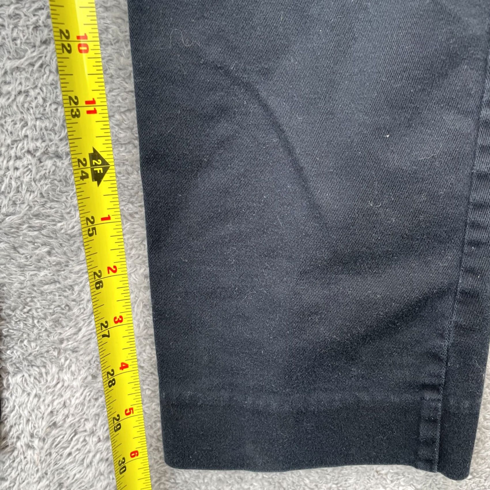 Armani Exchange Armani Exchange Pants Womens 4 Chino Slim Fit Cotton Stretch Straight Leg Black 30 In Inseam Size 24" / US 00 / IT 34 - 7 Thumbnail