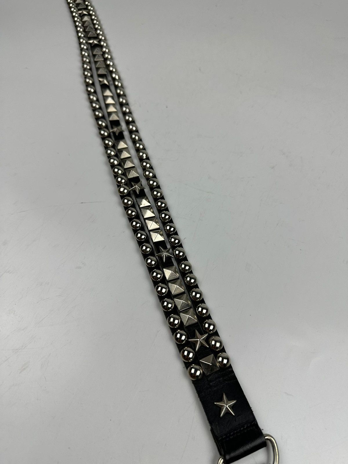 Japanese Brand studded spiked leather belt tc3 Size 36 - 6 Thumbnail
