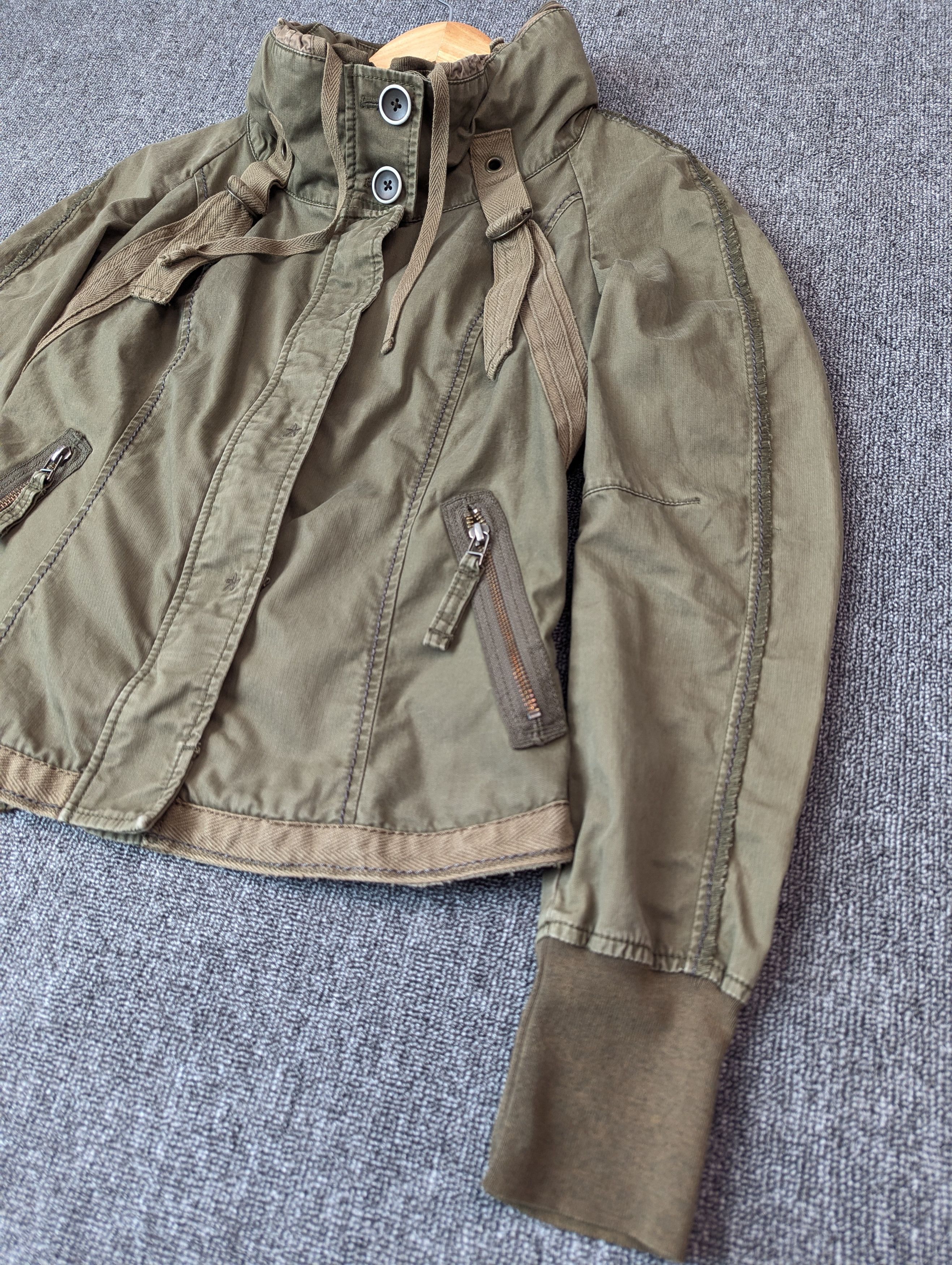 Marithe + Francois Girbaud Marithe Francois Girbaud Tactical Military Hooded Jacket Size M / US 6-8 / IT 42-44 - 4 Thumbnail