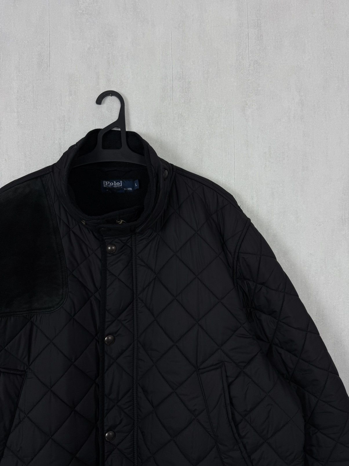 Polo Ralph Lauren Polo Ralph Lauren Quilted Shoulder Patch Jacket Size L Size US L / EU 52-54 / 3 - 2 Thumbnail