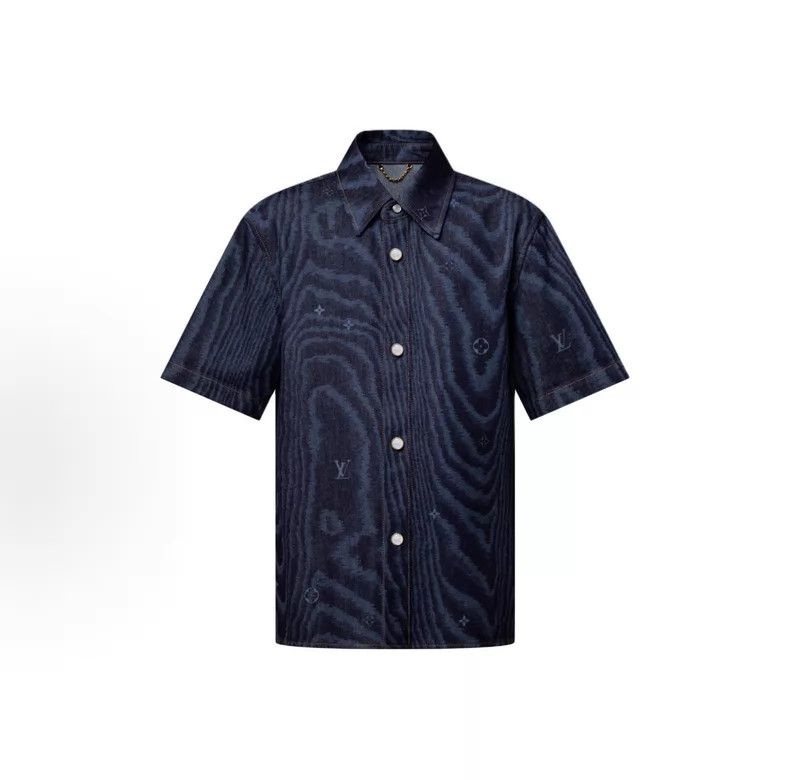 Louis Vuitton Louis Vuitton FW25 Pre-Fall Men's Short Sleeve Denim Butto Size US XL / EU 56 / 4 - 2 Thumbnail