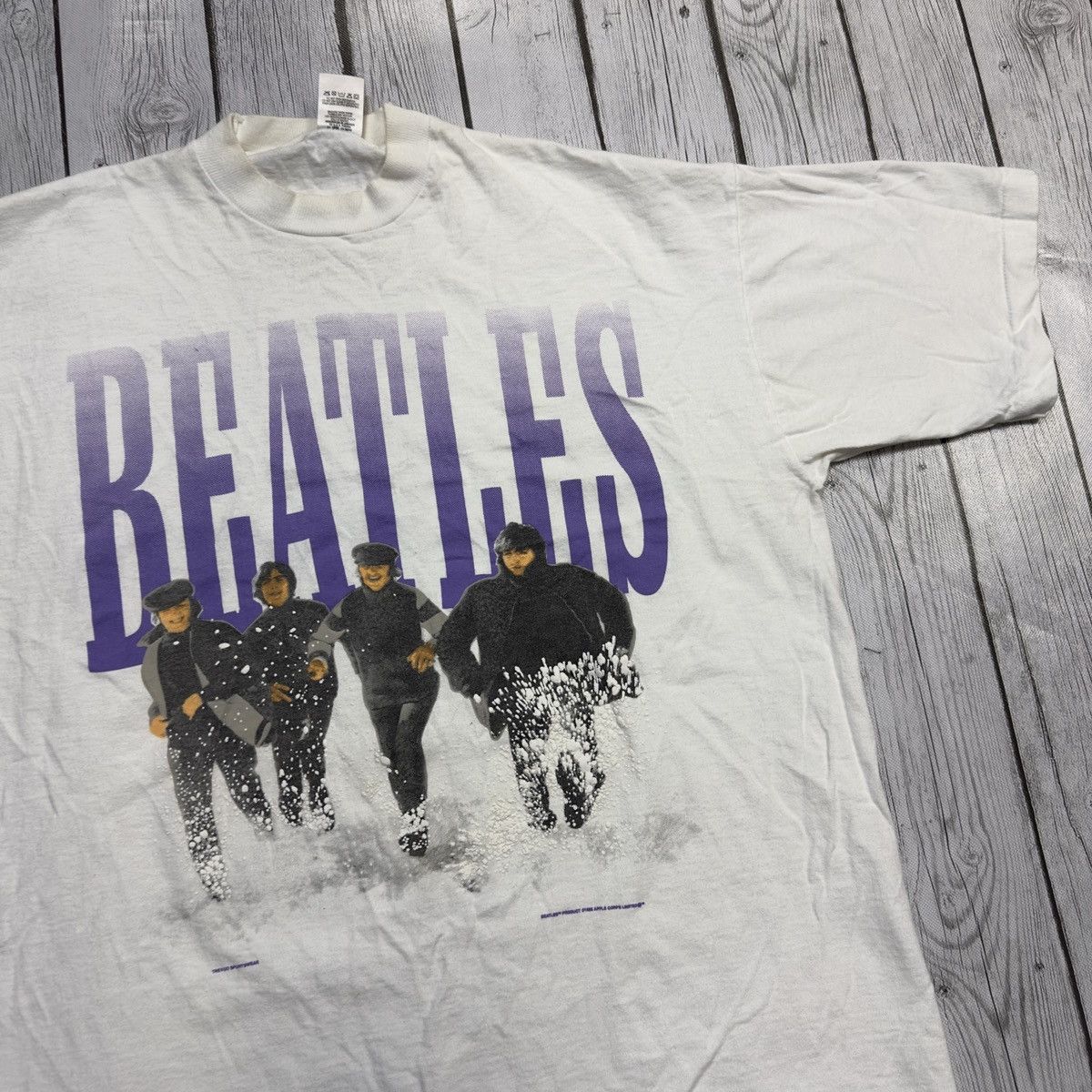Band Tees × Fruit Of The Loom × Vintage Vintage Beatles tee Size US XL / EU 56 / 4 - 3 Thumbnail