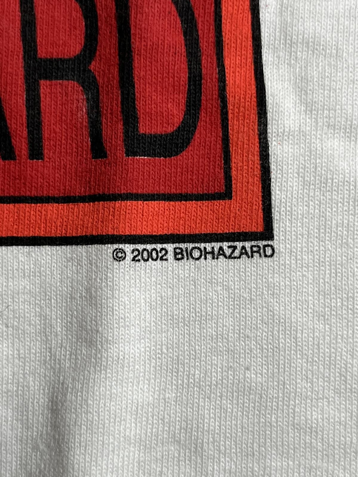 Designer y2k Biohazard - Warning Label T-Shirt - 2002 - XL Size US XL / EU 56 / 4 - 4 Thumbnail