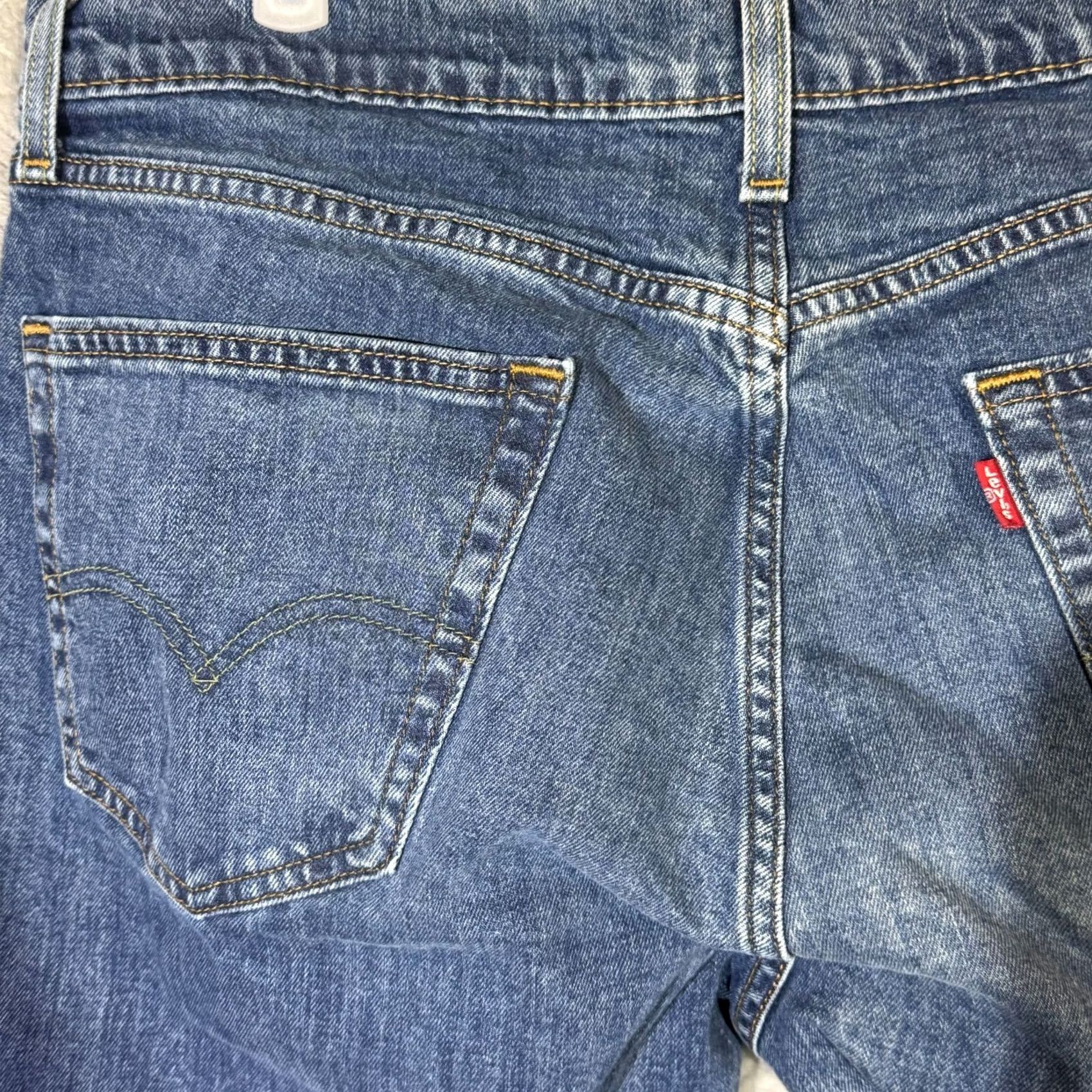 Levi's Levi’s 505 Jeans Men 34x30 Regular Fit Mid Rise Straight Leg Blue Denim Size US 34 / EU 50 - 6 Thumbnail