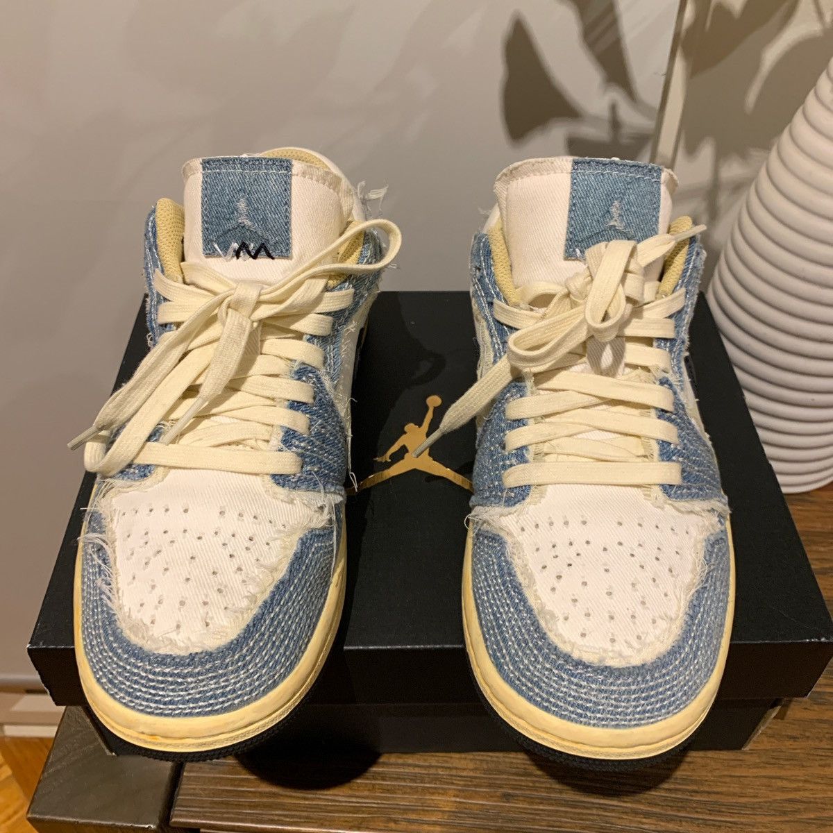 Jordan Brand Jordan 1 low sashiko denim Size US 7 / EU 40 - 2 Thumbnail