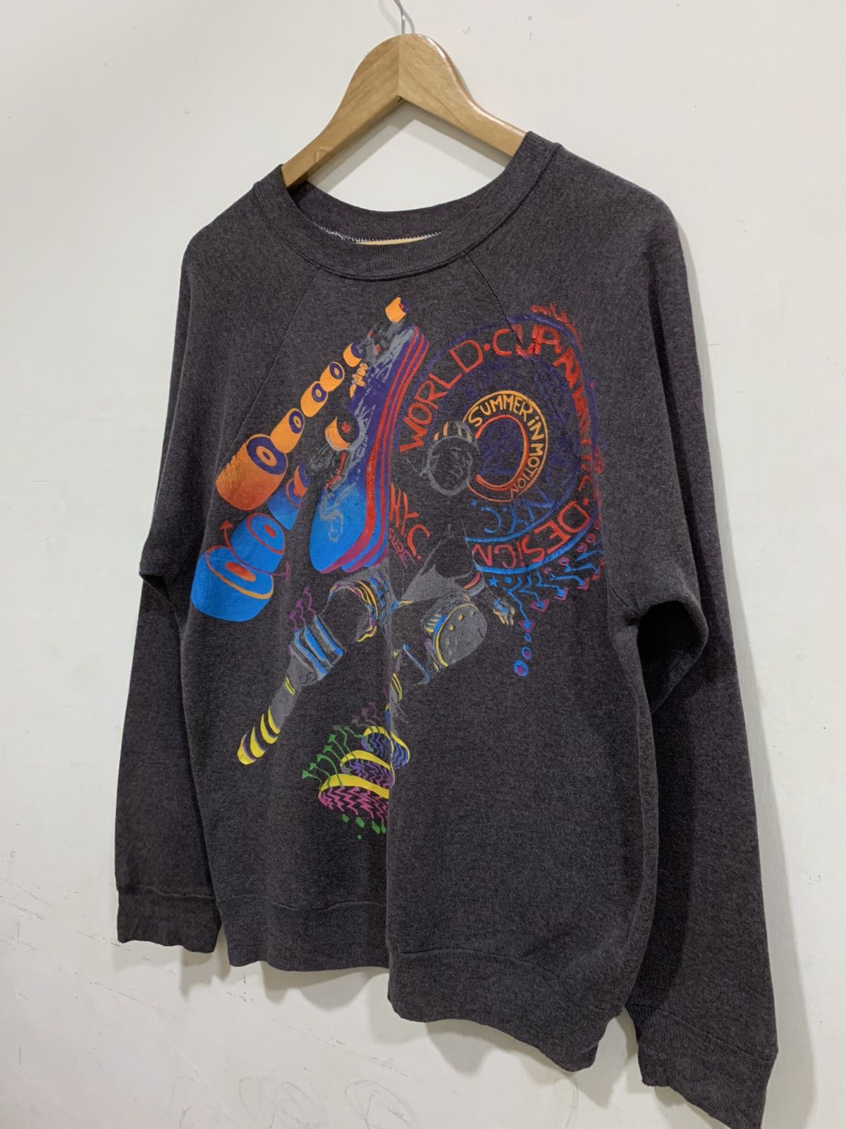 Other Vintage 80s Skateboard nyc slide sweatshirt Size US L / EU 52-54 / 3 - 4 Thumbnail