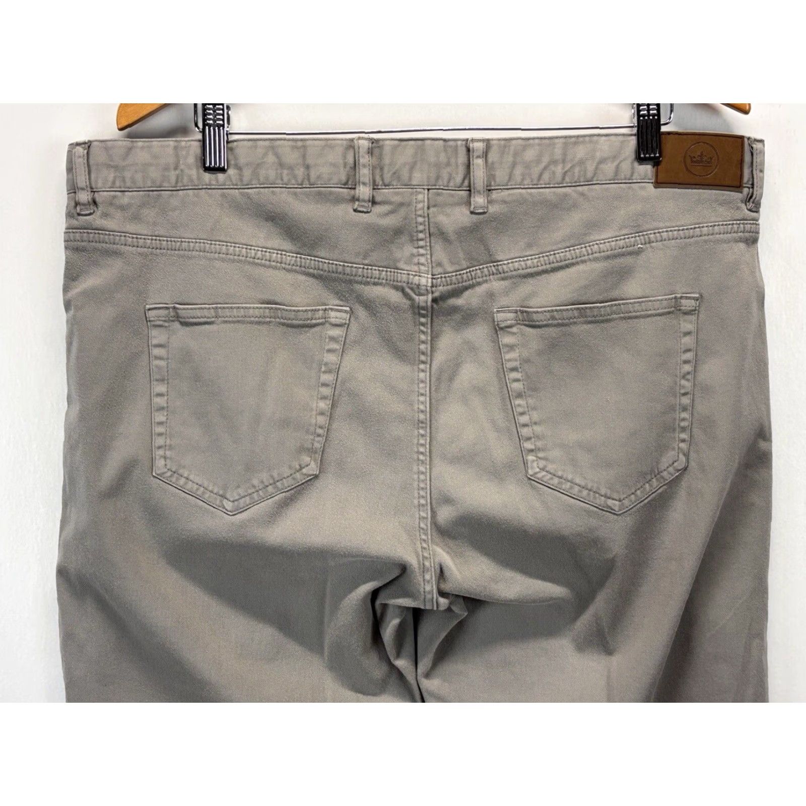Peter Millar Peter Millar Mens 5 Pocket Grey Golf Pants 40x26.5 Extra Large XL Preppy Soft Size US 40 / EU 56 - 4 Thumbnail