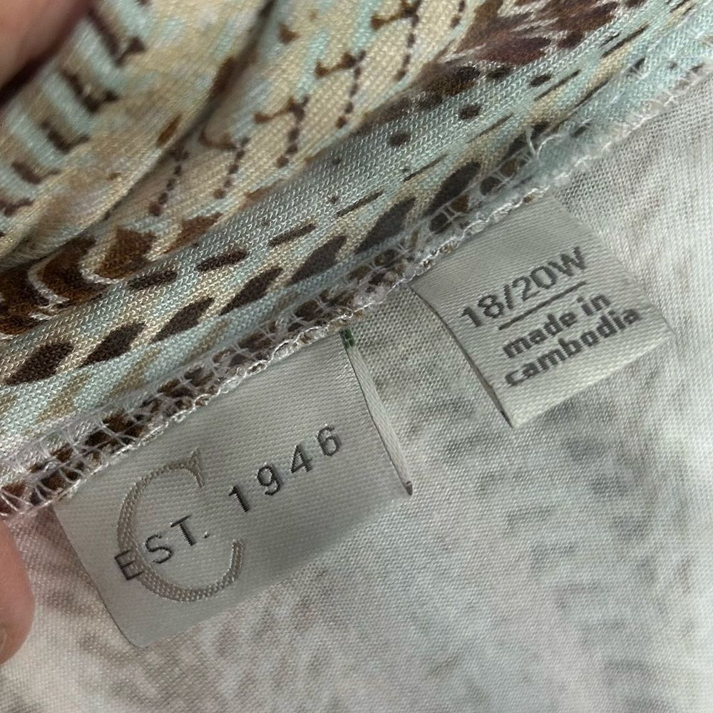 Other Cato Boho Chevron Maxi Skirt 18/20W Size 42" / US 20 - 3 Thumbnail