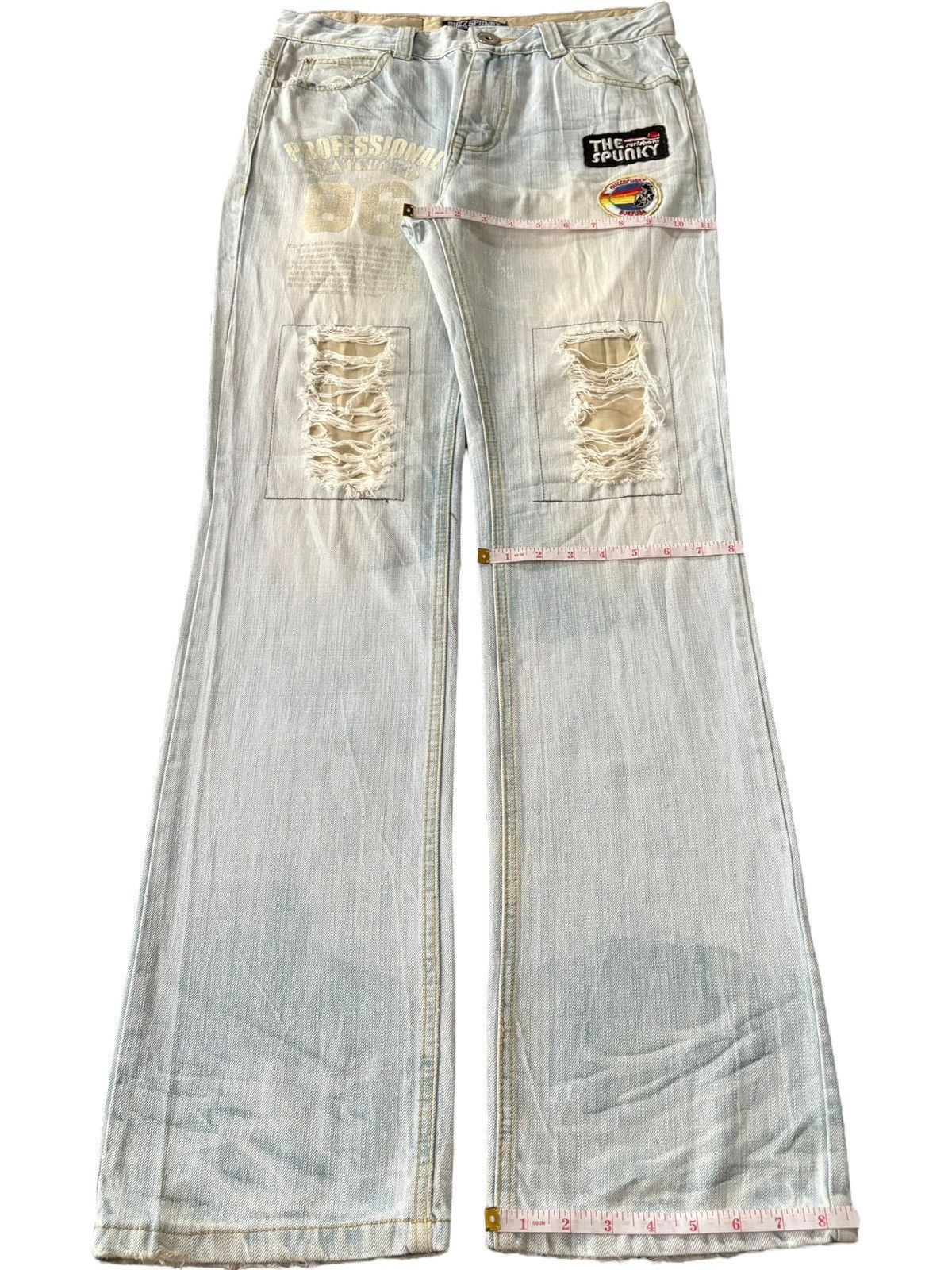 Diesel Vintage Japanese Brand Surfers Patches Loose Jeans Size 32" / US 10 / IT 46 - 8 Thumbnail