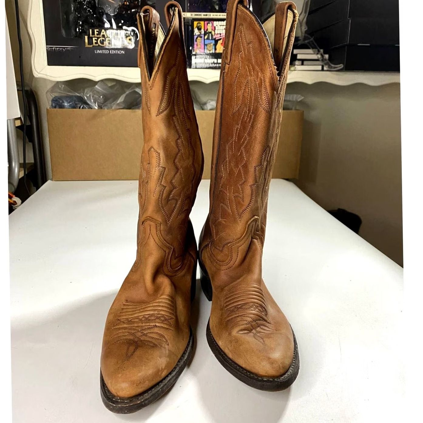 Dan Post Dan Post Marlboro Leather Western Boots Men's 7.5D Size US 8 / EU 41 - 2 Thumbnail