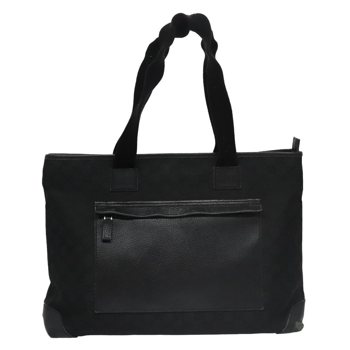 Gucci GUCCI GG Canvas Tote Bag Outlet Black Silver Size ONE SIZE - 2 Thumbnail