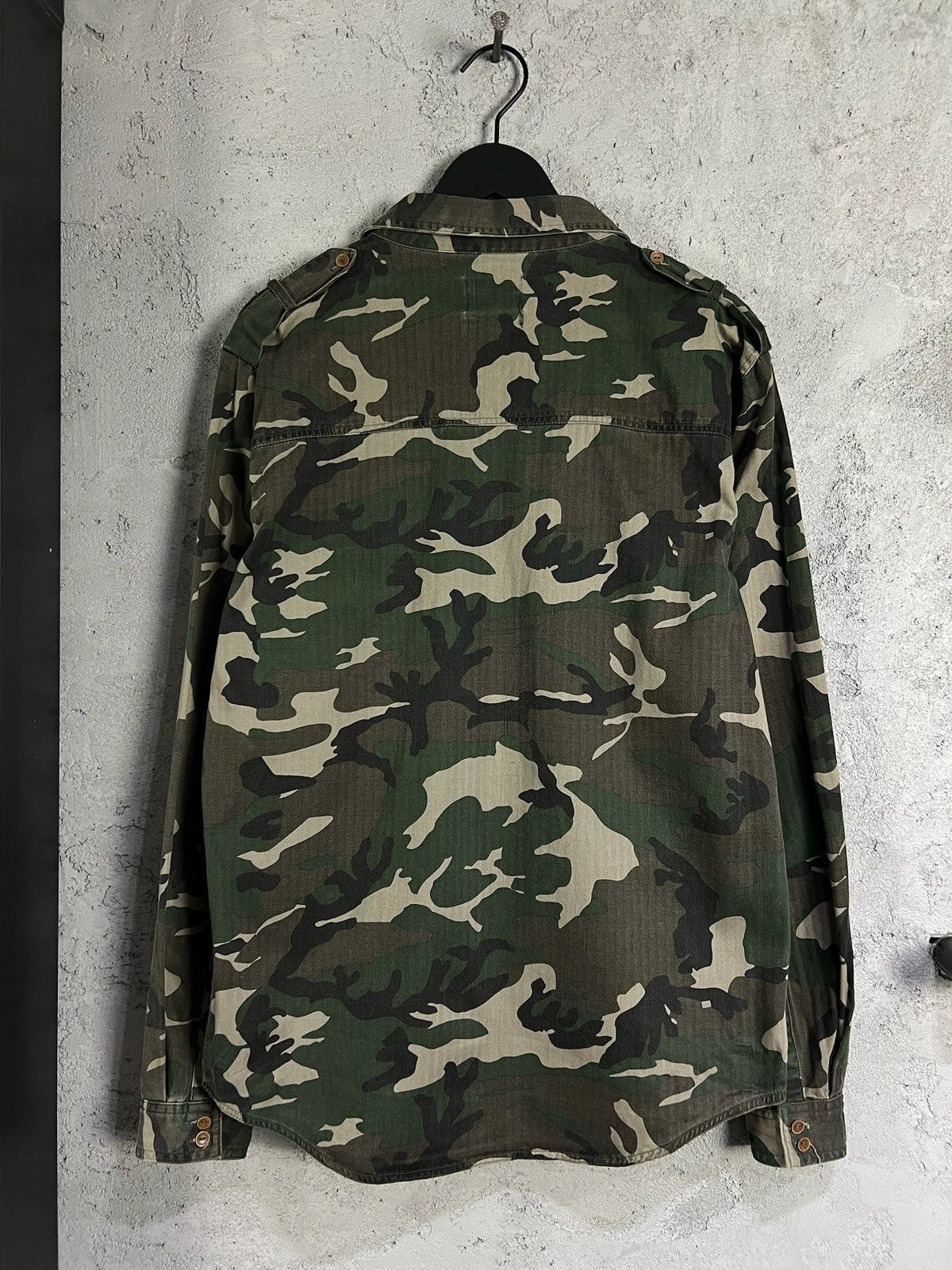 Stussy Stussy Long Sleeve Button Up Military Moro Shirt XL Size US XL / EU 56 / 4 - 7 Thumbnail