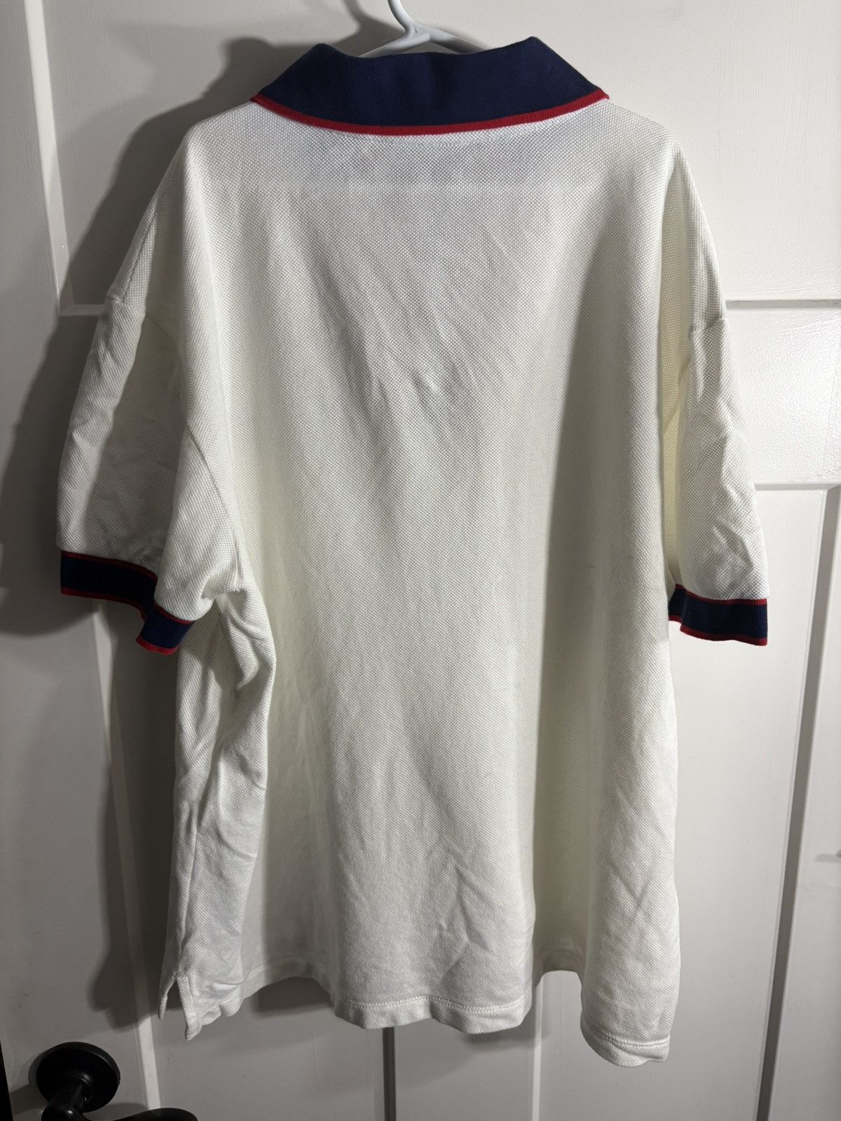 Gucci Gucci White GG Polo Retro Logo White Blue Red Size US S / EU 44-46 / 1 - 2 Thumbnail
