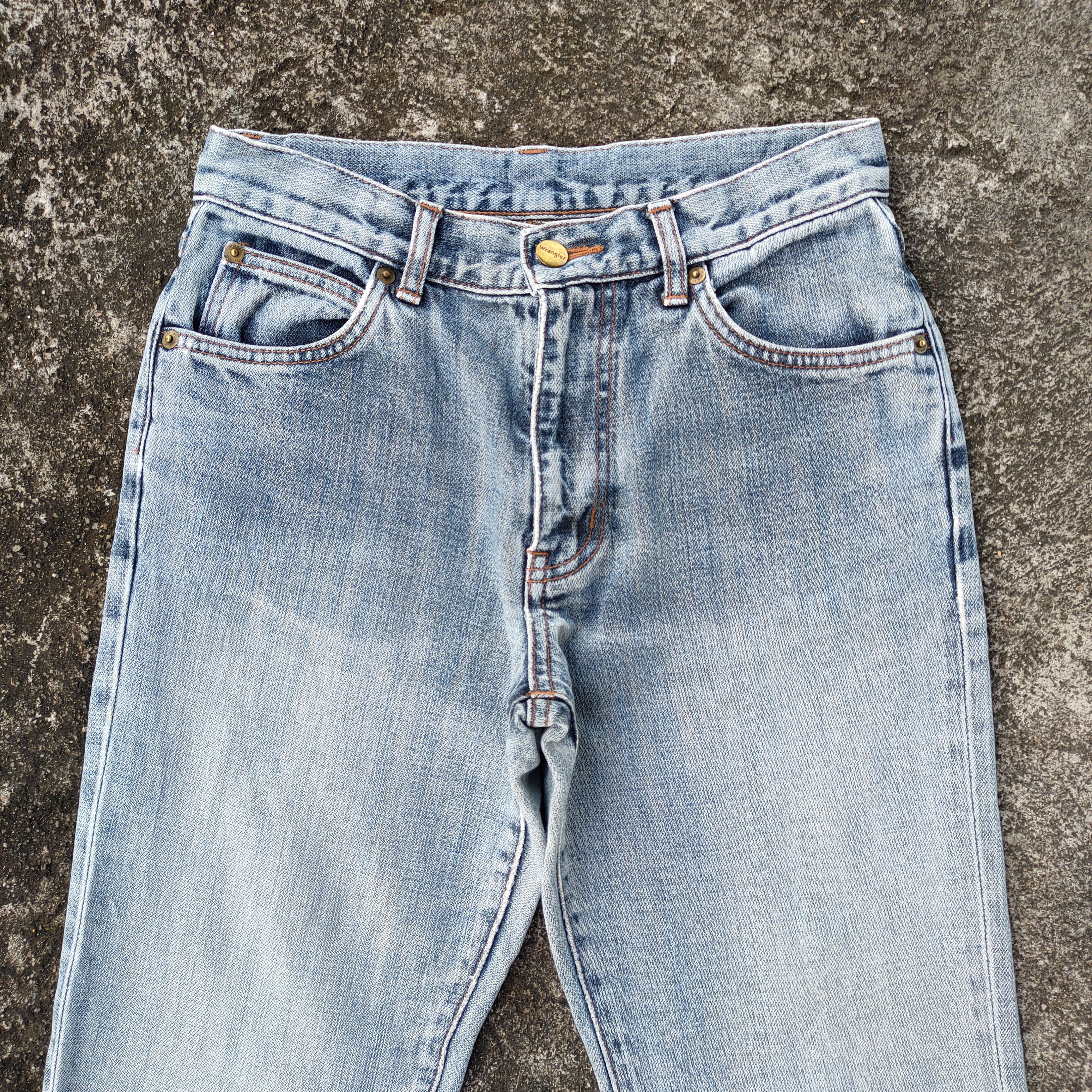 Jean × Vintage × Wrangler FLARE VINTAGE WRANGLER FADED JEANS DENIM PANTS Size US 28 / EU 44 - 3 Thumbnail