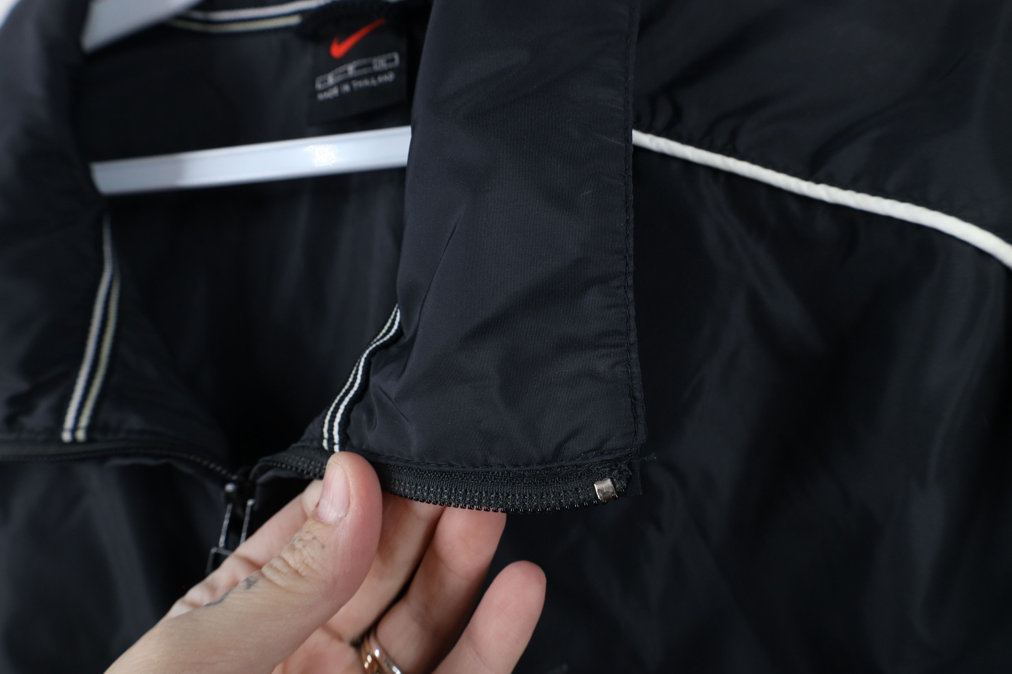Nike × Vintage Vintage Nike Scott Mini Swoosh Full Zip Windbreaker Jacket Size US S / EU 44-46 / 1 - 9 Thumbnail