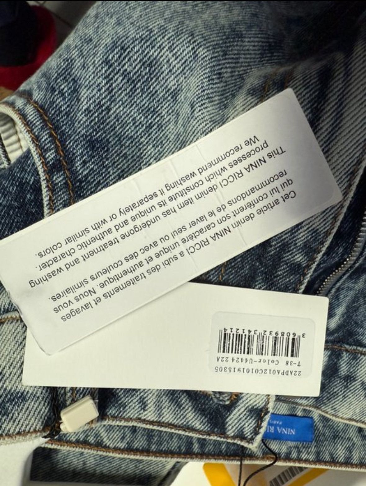 Nina Ricci Straight jeans Size 38" / US 16 / IT 52 - 8 Thumbnail