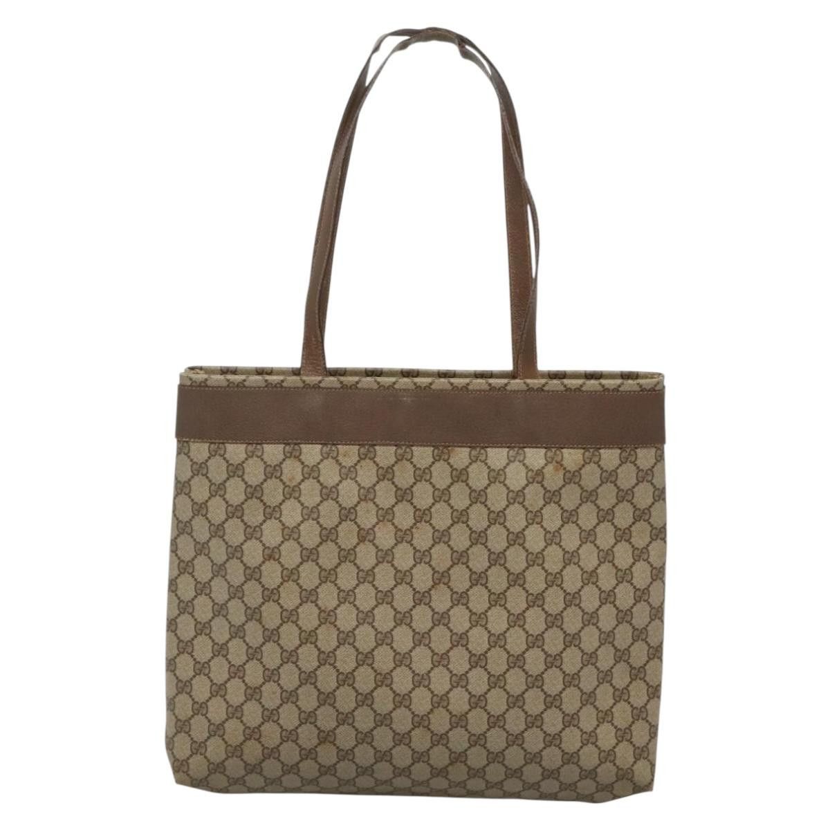 Gucci GUCCI GG Supreme Tote Bag Pvc Beige 41 02 109 Size ONE SIZE - 3 Thumbnail