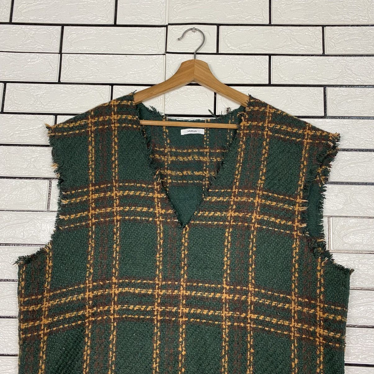 Japanese Brand Vintage Wool Vest Jacket Murua Tartan Design Issey Miyake Size US M / EU 48-50 / 2 - 4 Thumbnail