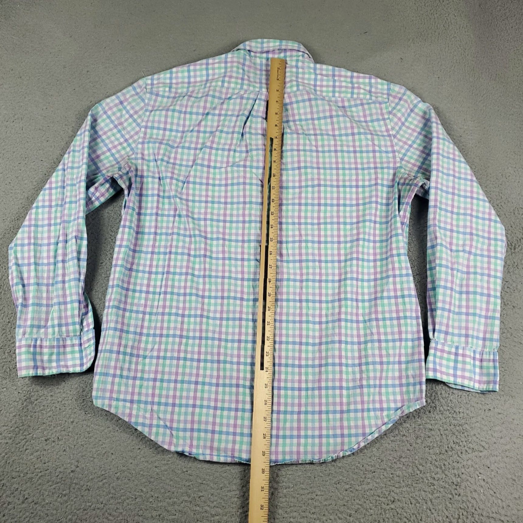 Vineyard Vines Vineyard Vines Shirt Mens Large Blue Plaid Button-Up Long Sleeve Cotton Button-Down Classic Preppy Mens Size US L / EU 52-54 / 3 - 3 Thumbnail