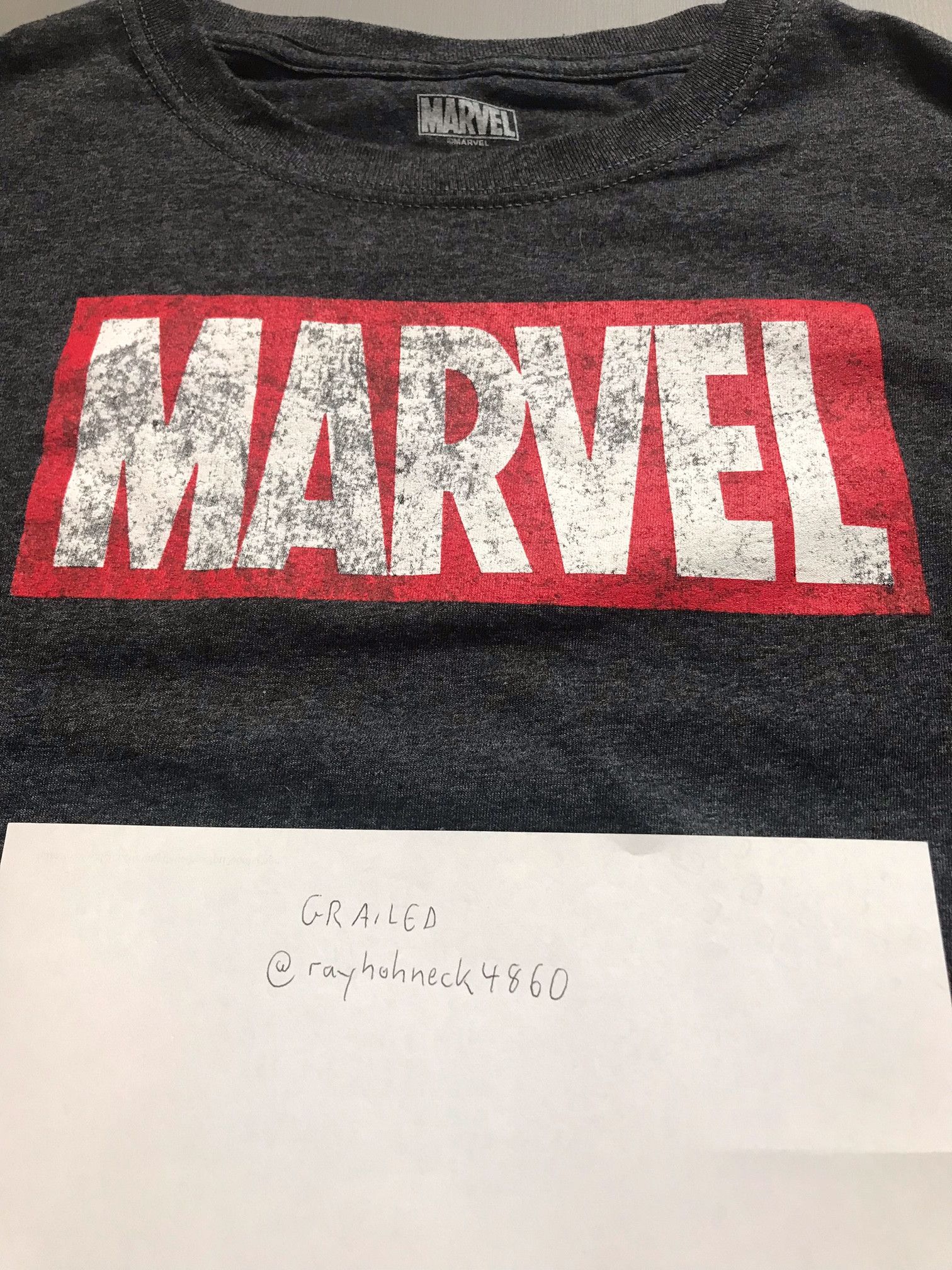 Marvel Comics Marvel Logo Graphic T-Shirt Size US XXL / EU 58 / 5 - 8 Thumbnail