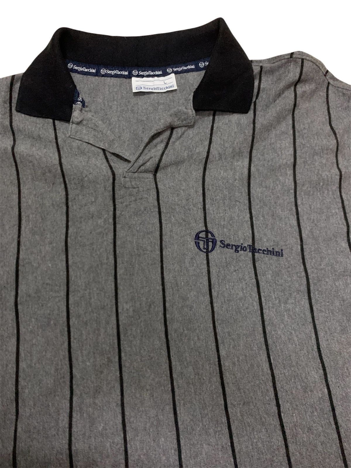 Sergio Tacchini Sergio Tacchini Vintage Polo Striped Size US M / EU 48-50 / 2 - 4 Thumbnail