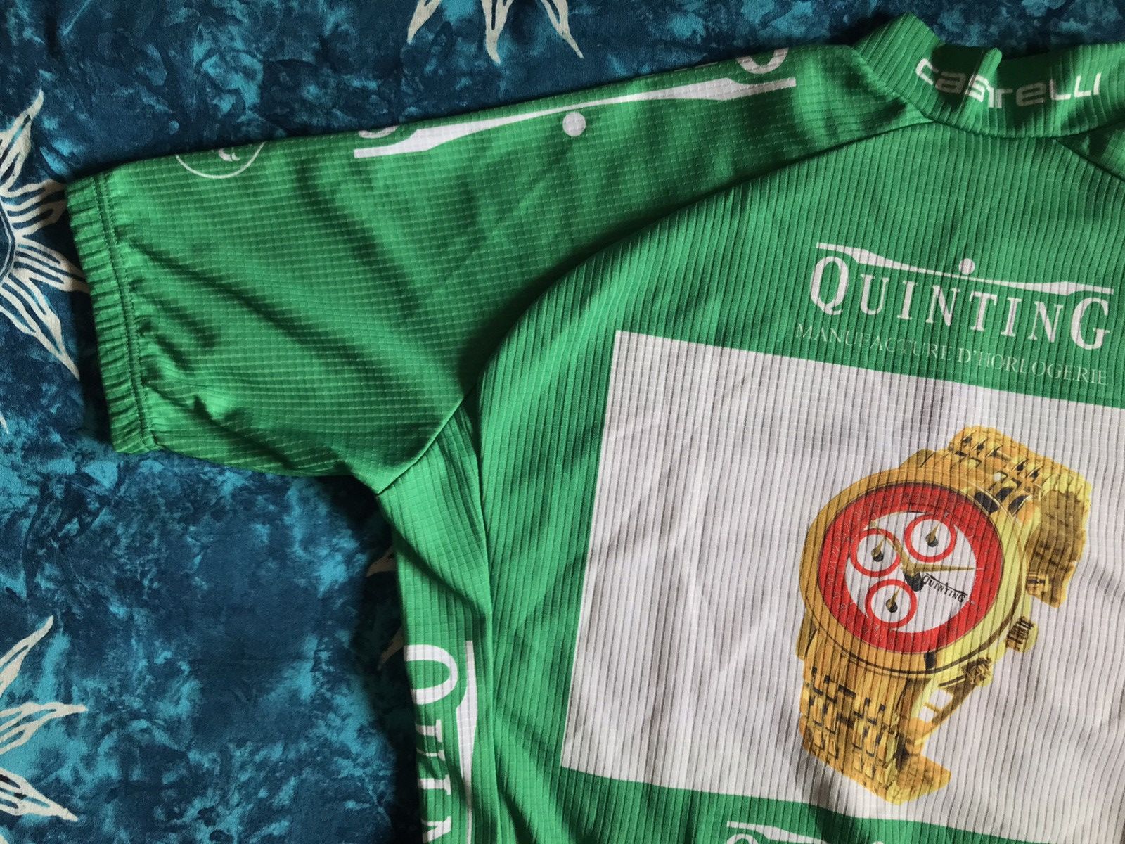 Other VINTAGE CASTELLI TOUR QUINTING WATCHES CYCLING JERSEY Size US L / EU 52-54 / 3 - 16 Thumbnail