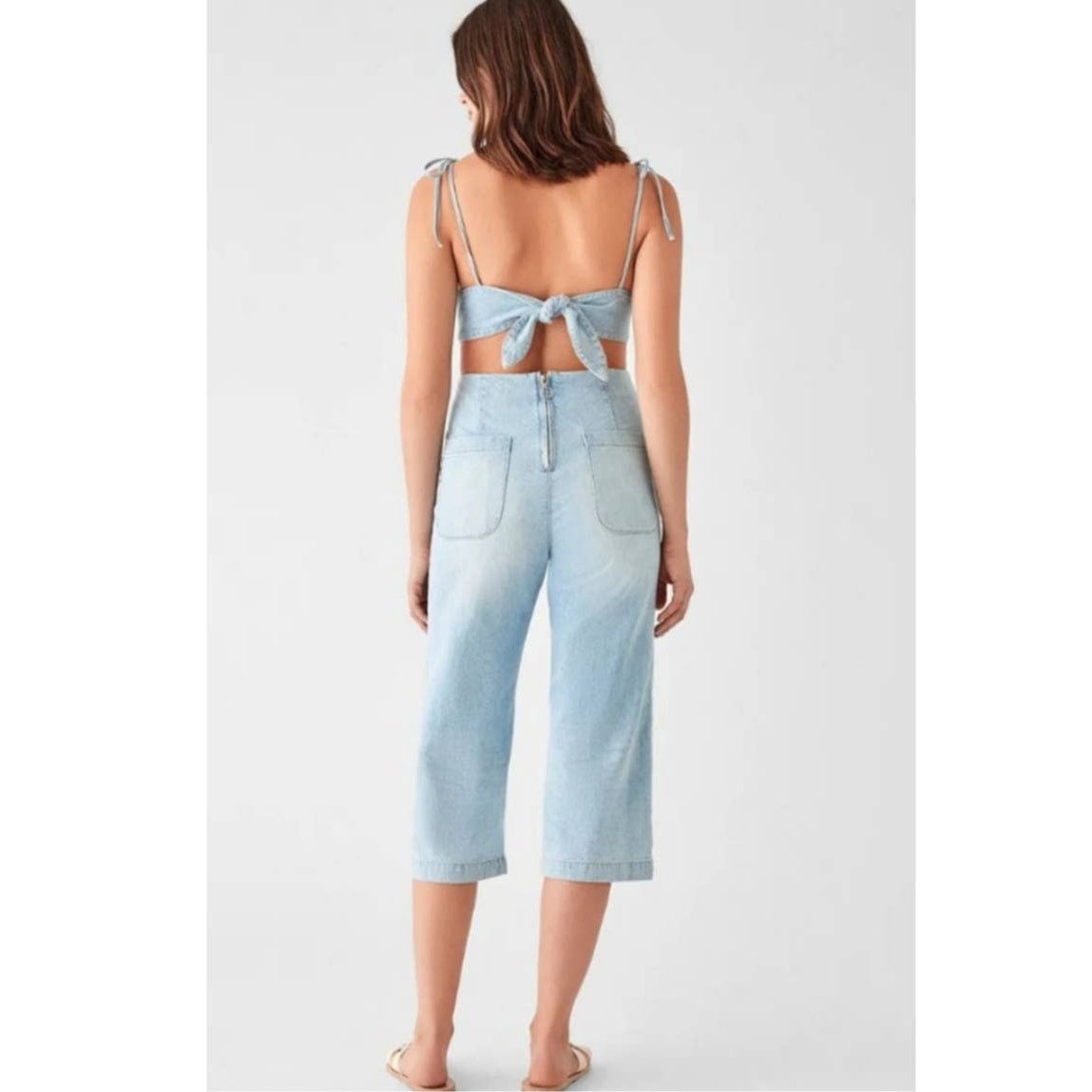 DL1961 New Urban Outfitters DL1961 Hepburn Jumpsuit $209 X-SMALL Size 26" / US 2 / IT 38 - 8 Thumbnail