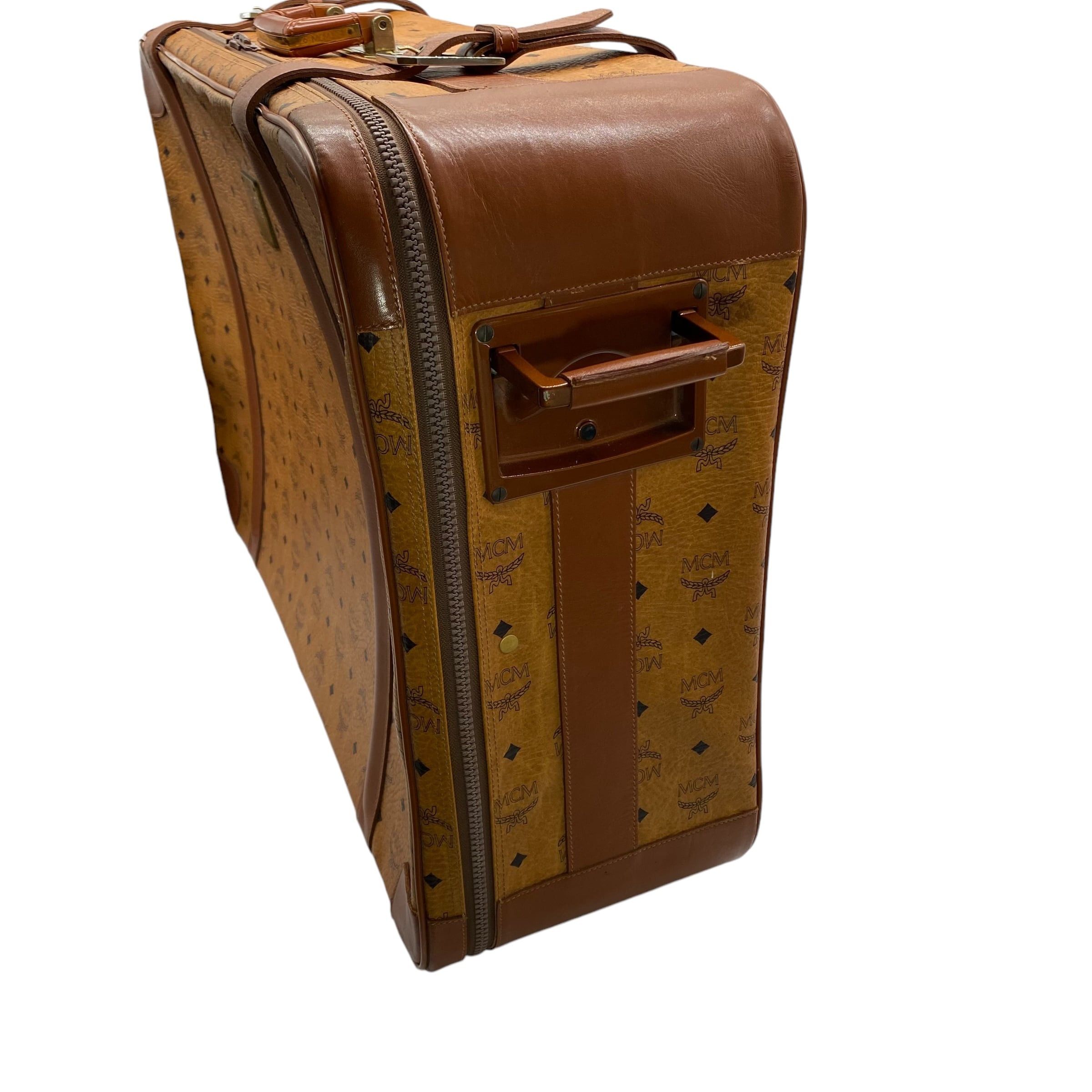 MCM Vintage MCM Visetos Trunk Case Cognac Size ONE SIZE - 6 Thumbnail