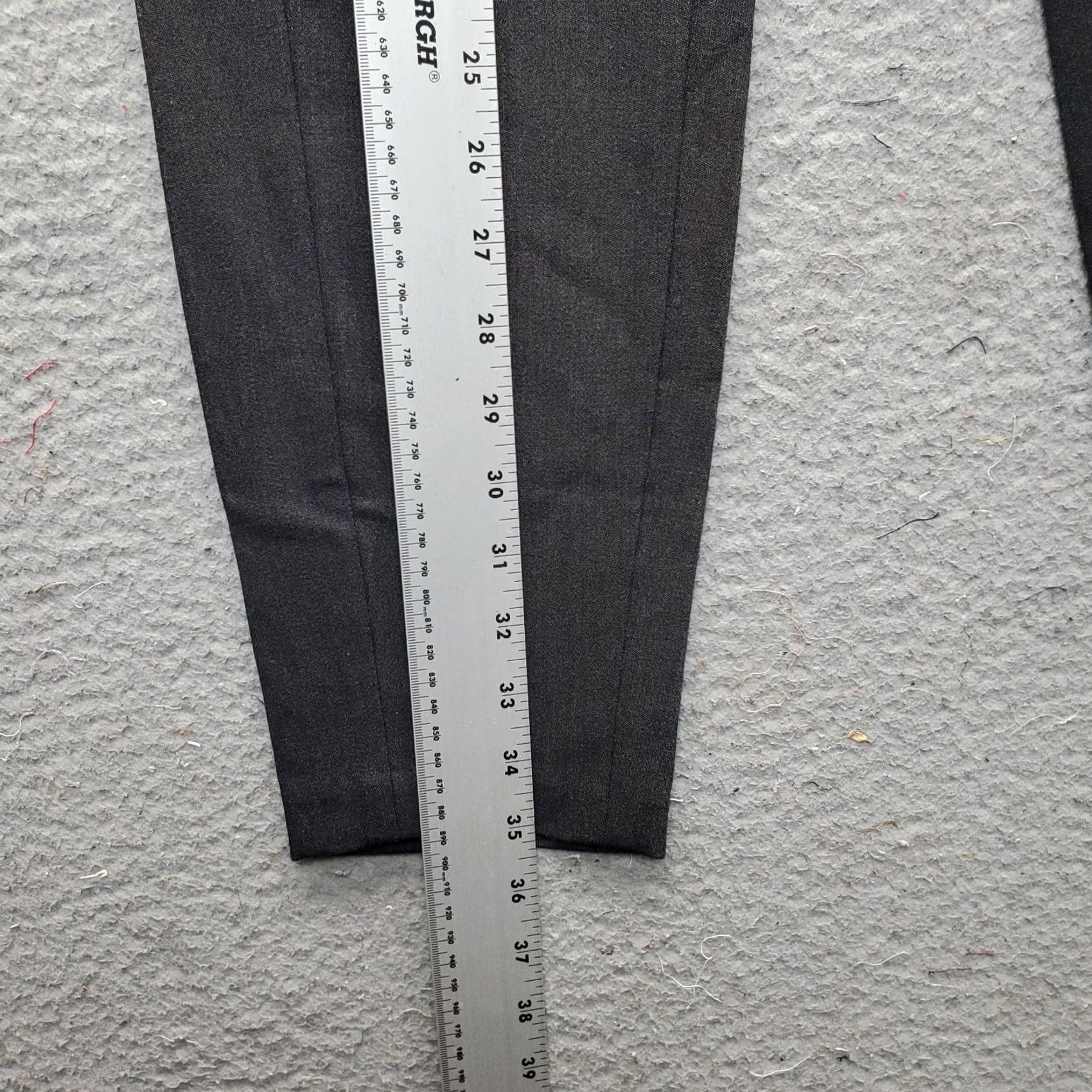 Banana Republic Banana Republic Womens Pants 10 Gray Stretch Devon Ankle Side Zip Slimming Pockets Regular 26 Inseam Straight 3-4? Size 32" / US 10 / IT 46 - 3 Thumbnail
