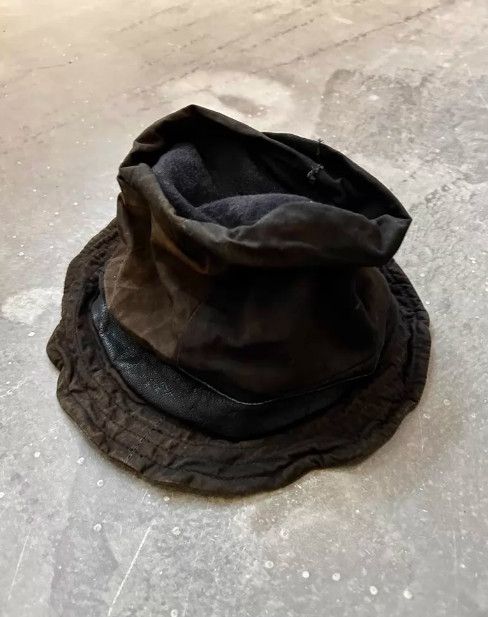 14th Addiction 14th Addiction Early Patchwork Leather Hat Size ONE SIZE - 7 Thumbnail
