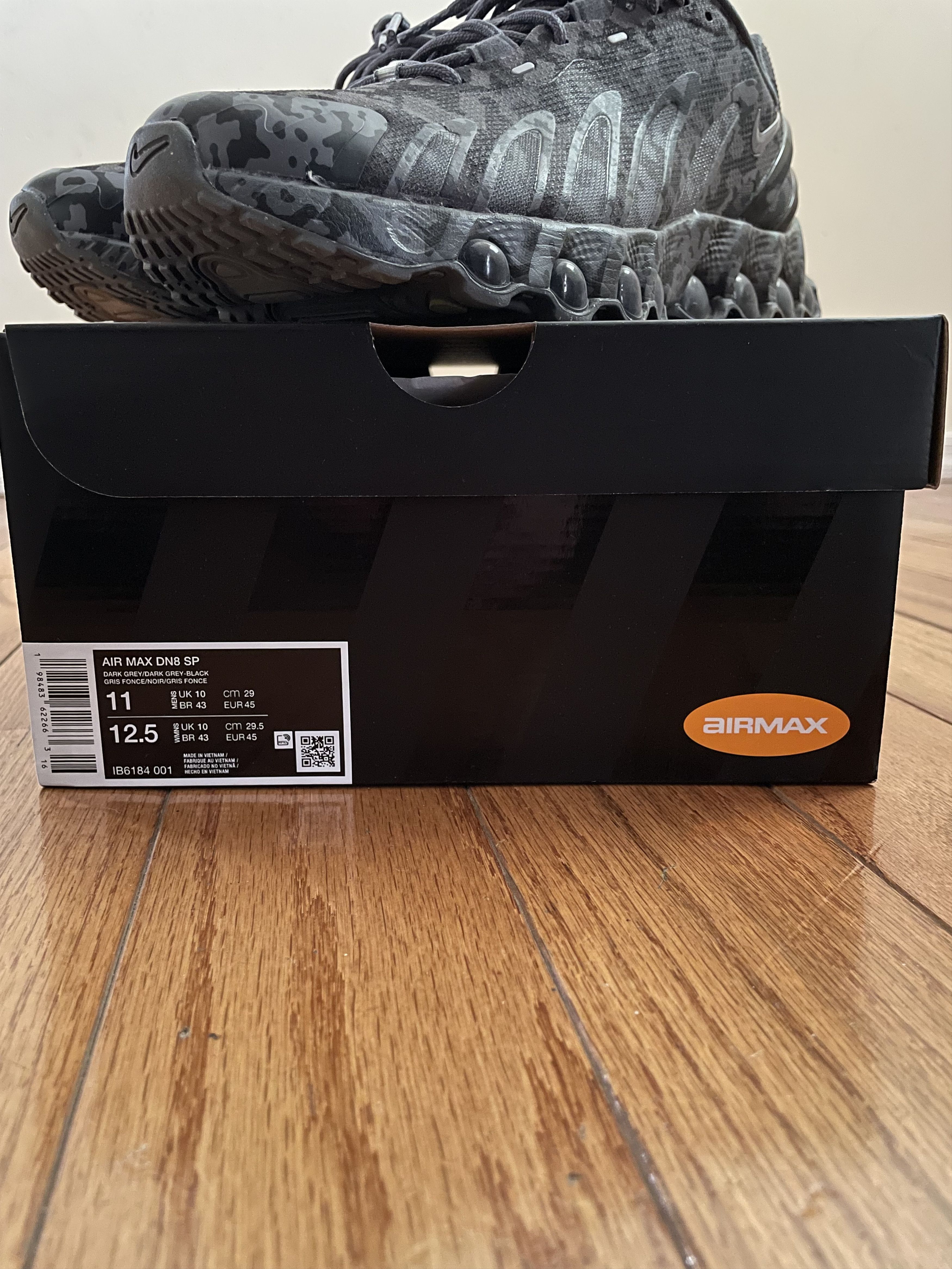 Cav Empt × Nike Nike Cav Empt Air Max DN8 Black/Grey 11 Size US 11 / EU 44 - 3 Thumbnail