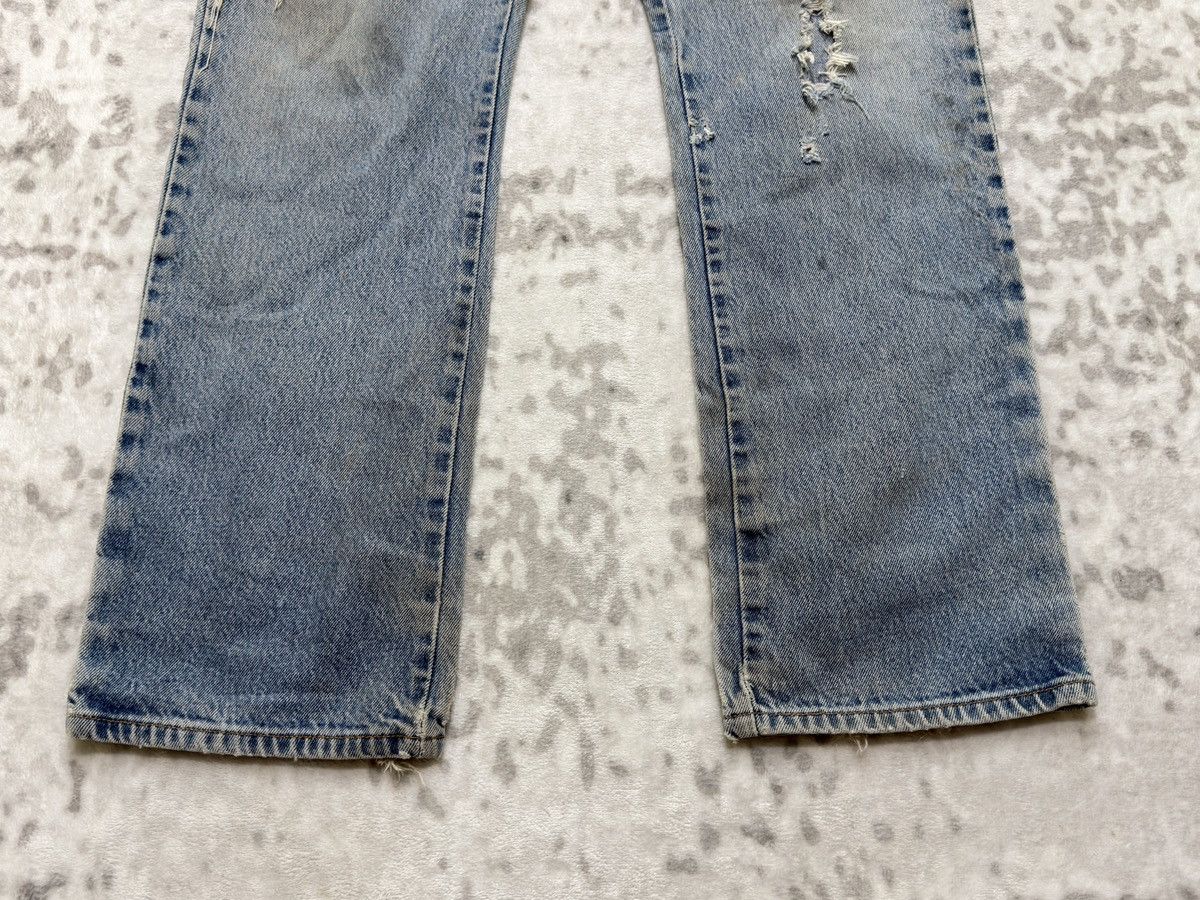 Levi's Vintage Levi’s 517 Thrashed Distressed Slightly Flare Denim Size US 32 / EU 48 - 7 Thumbnail