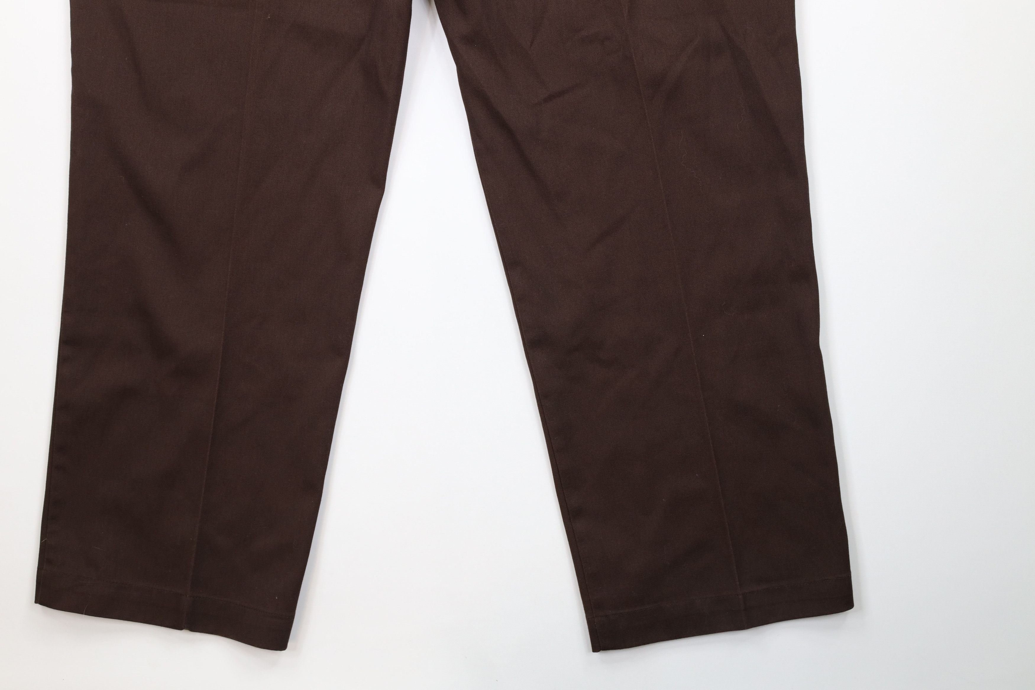 Dickies × Vintage Vintage 70s Dickies Wide Leg Work Mechanic Pants Brown USA Size US 44 / EU 60 - 11 Thumbnail