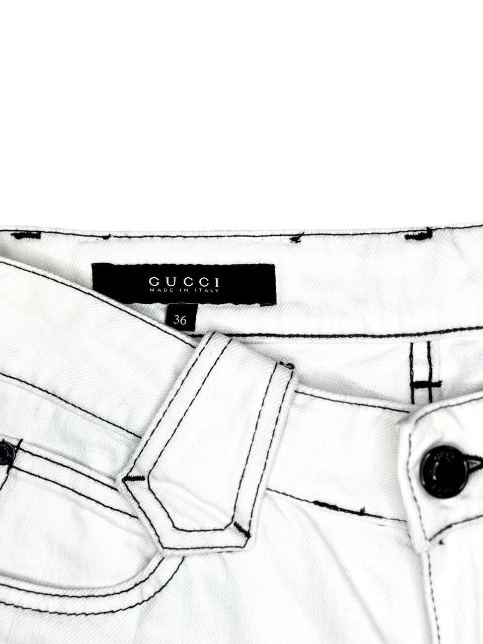 Gucci Vintage Gucci White Flared Pants Size 36" / US 14 / IT 50 - 5 Thumbnail