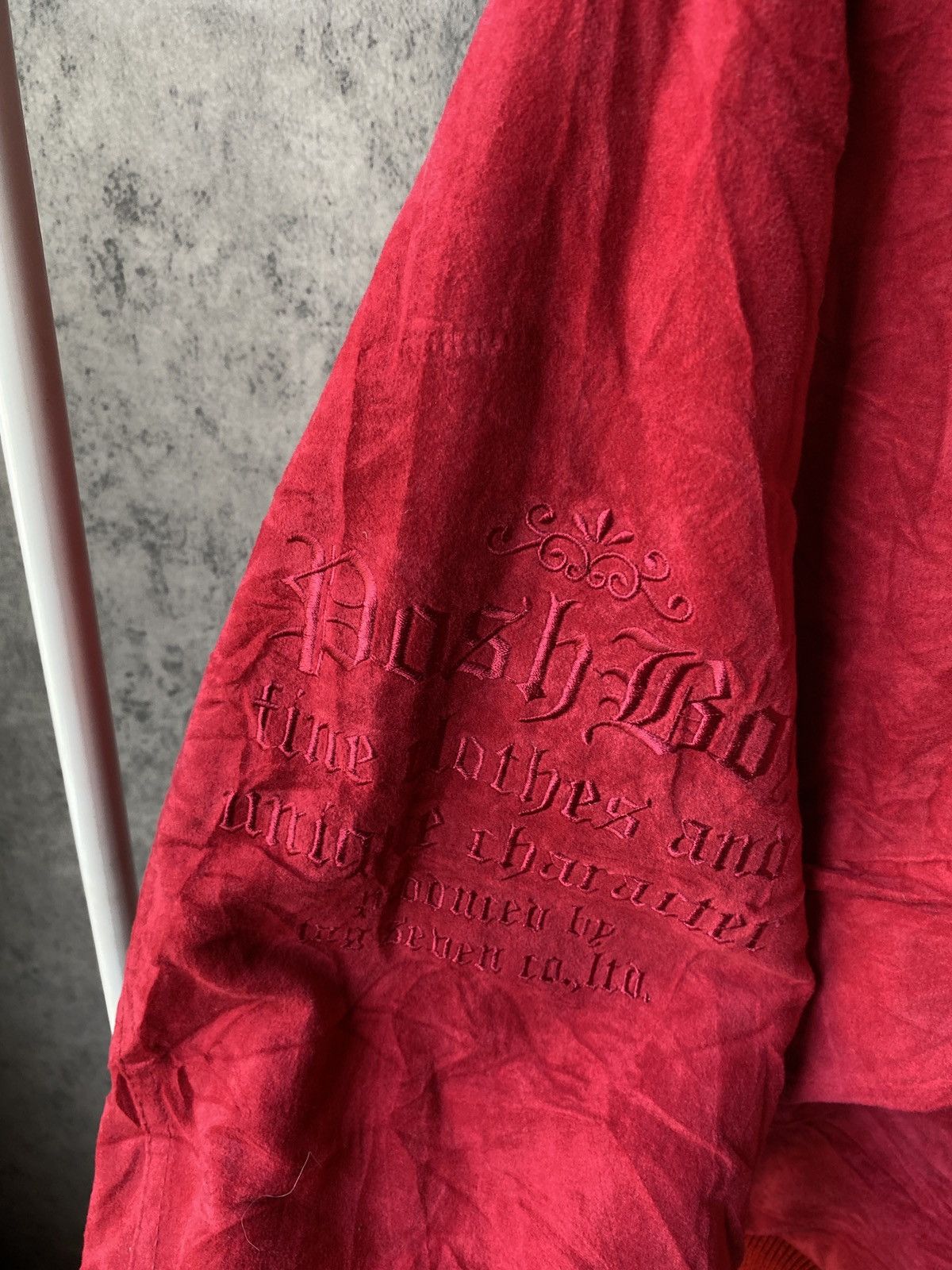 Japanese Brand F/W 1990 Posh Boy Reversible Wool Bomber Jacket Size US L / EU 52-54 / 3 - 15 Thumbnail