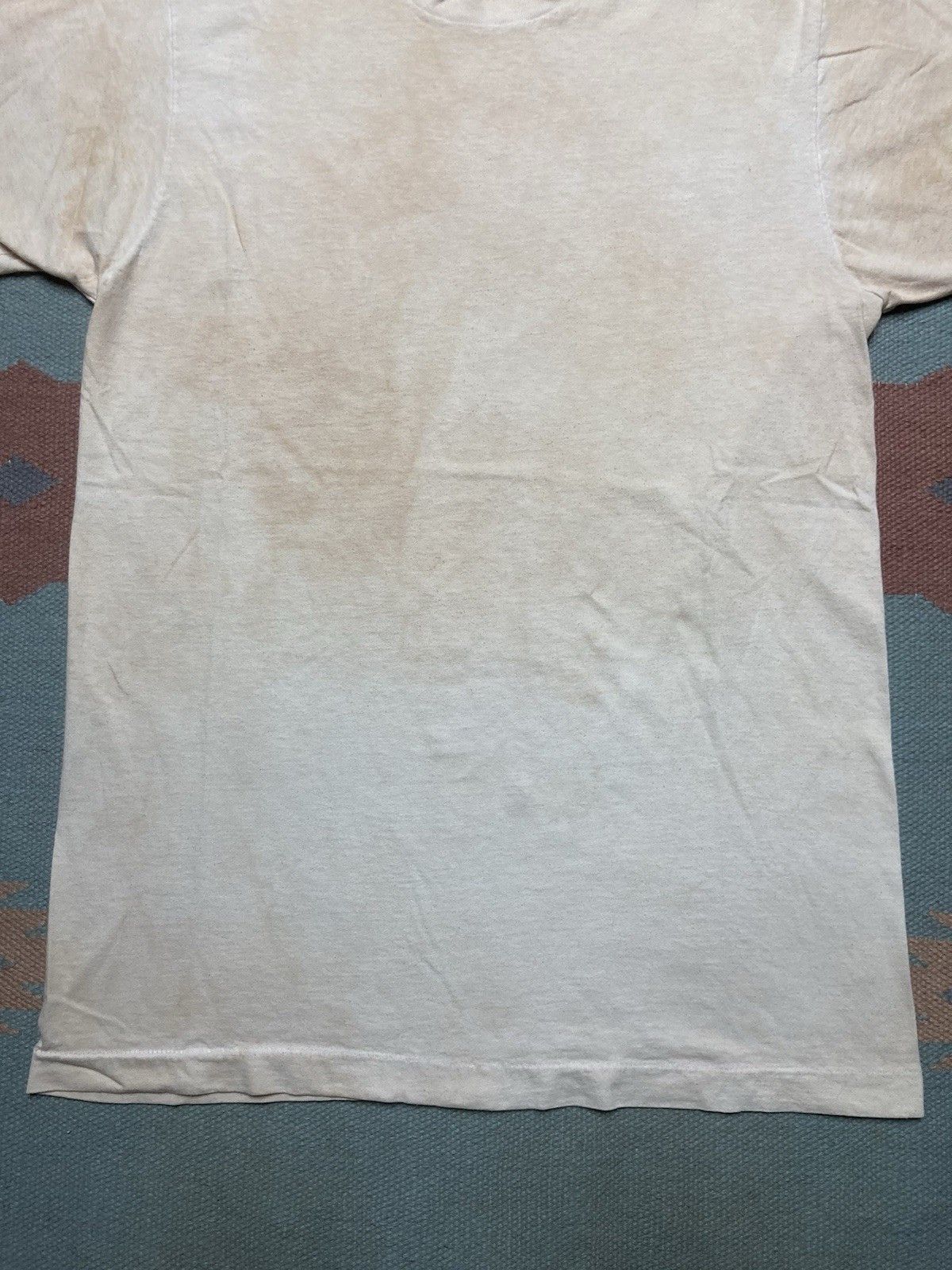 Vintage 80s blank white t shirt BVD grunge soft cotton worn large Size US L / EU 52-54 / 3 - 2 Thumbnail
