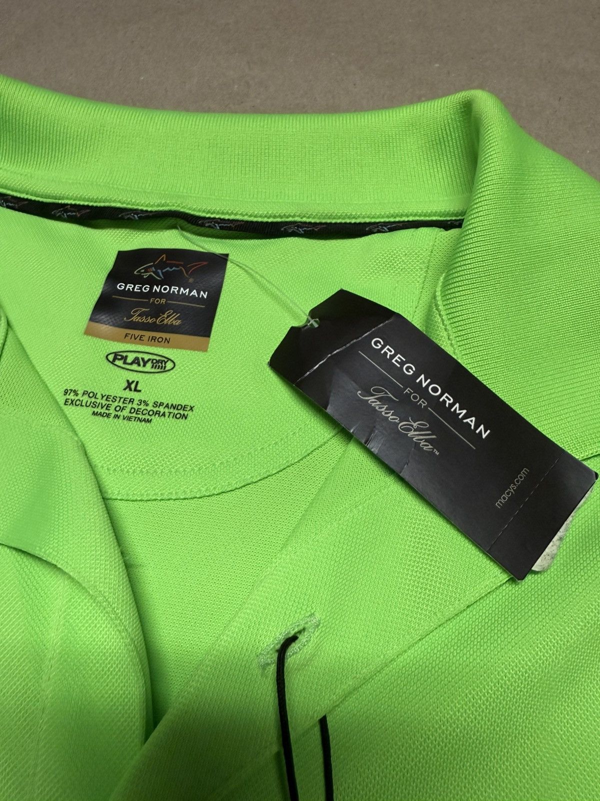 Greg Norman Greg Norman Tasso Ella Men's Golf Polo Shirt XL NEW! Size US XL / EU 56 / 4 - 3 Thumbnail