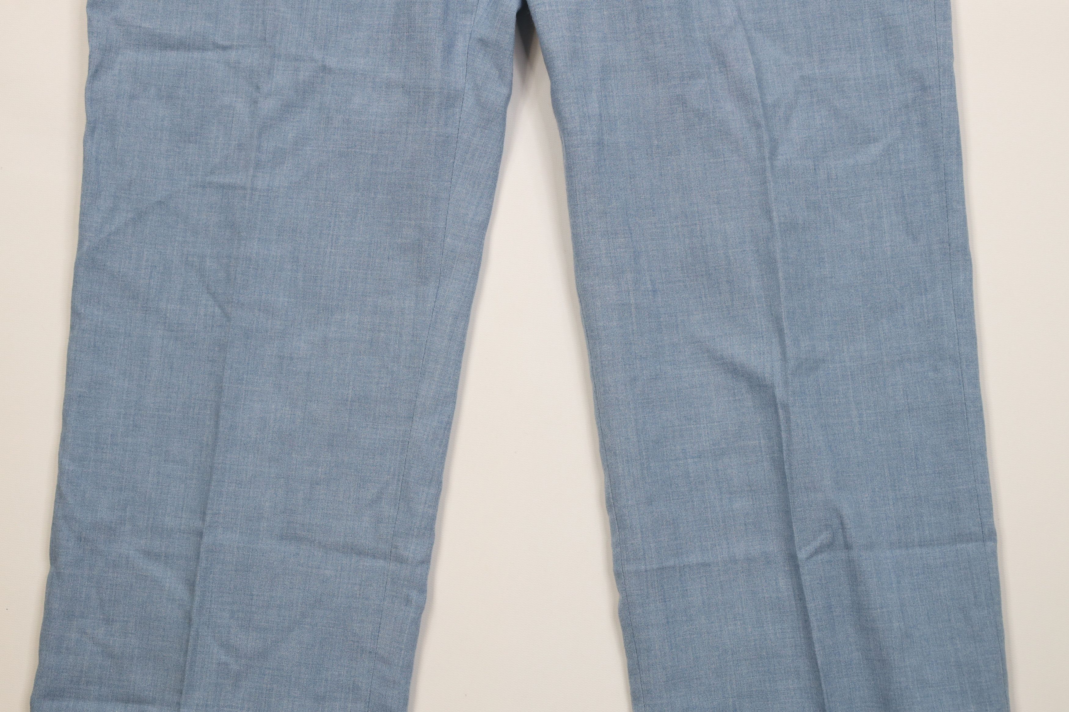 Vintage Vintage 70s Blend Chambray Wide Leg Chino Pants USA Size US 34 / EU 50 - 3 Thumbnail