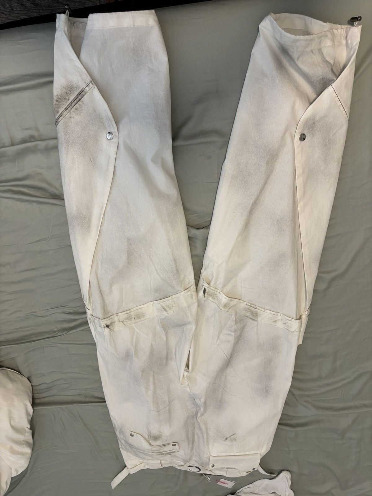 CMMAWEAR Cmmawear Dirt White Toshima Trousers Size Small BNWT Size US 30 / EU 46 - 4 Thumbnail