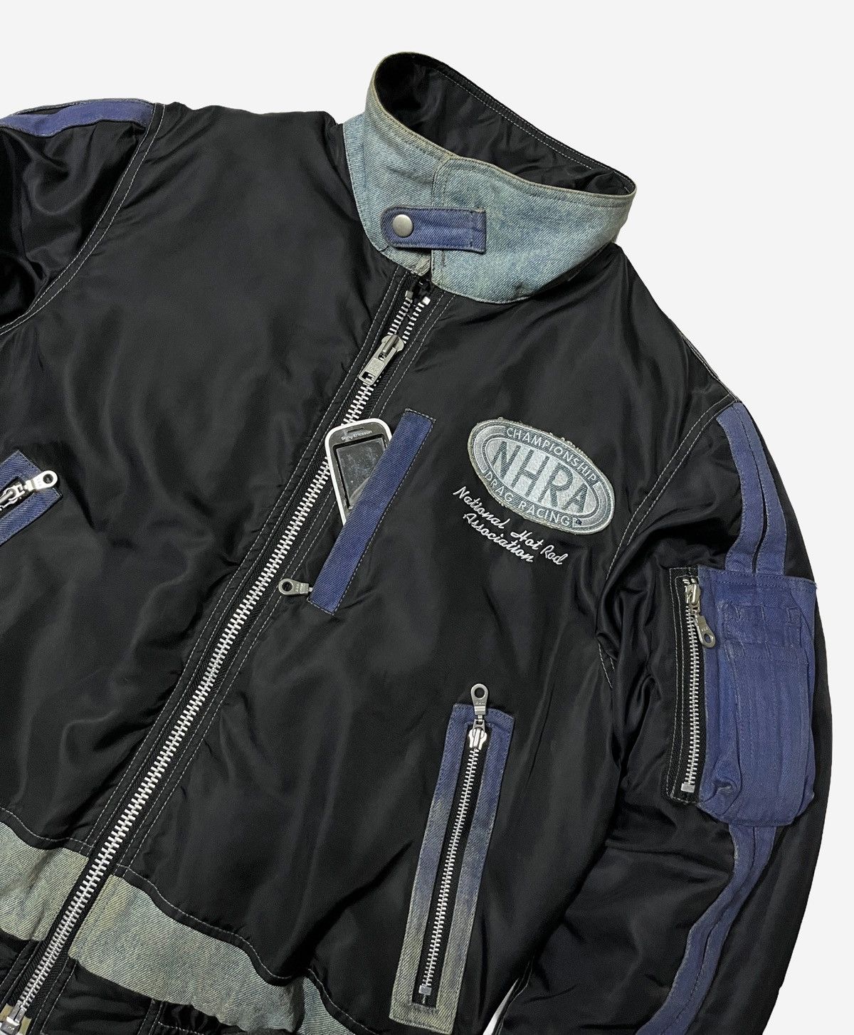 Sports Specialties RARE❤️‍🔥NHRA Drag Racing Championship Bomber Jacket Lined Denim Size US M / EU 48-50 / 2 - 7 Thumbnail