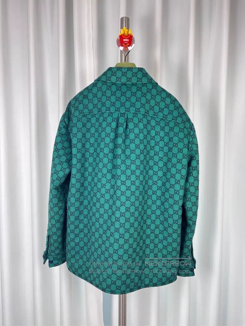 Gucci Gucci 24 new Logo full-print double G zipper pocket jacket Size US L / EU 52-54 / 3 - 2 Thumbnail