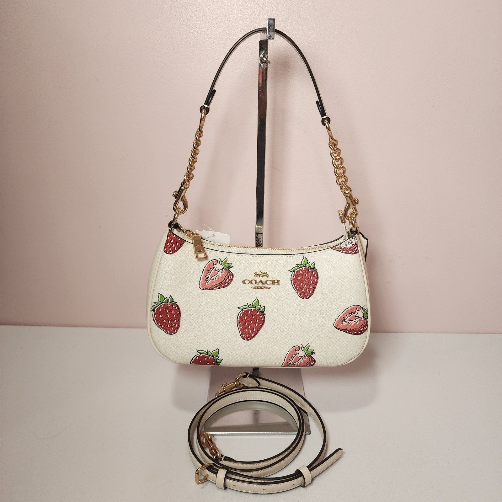 Coach Coach Teri Shoulder Bag With Strawberry Printed | Grailed