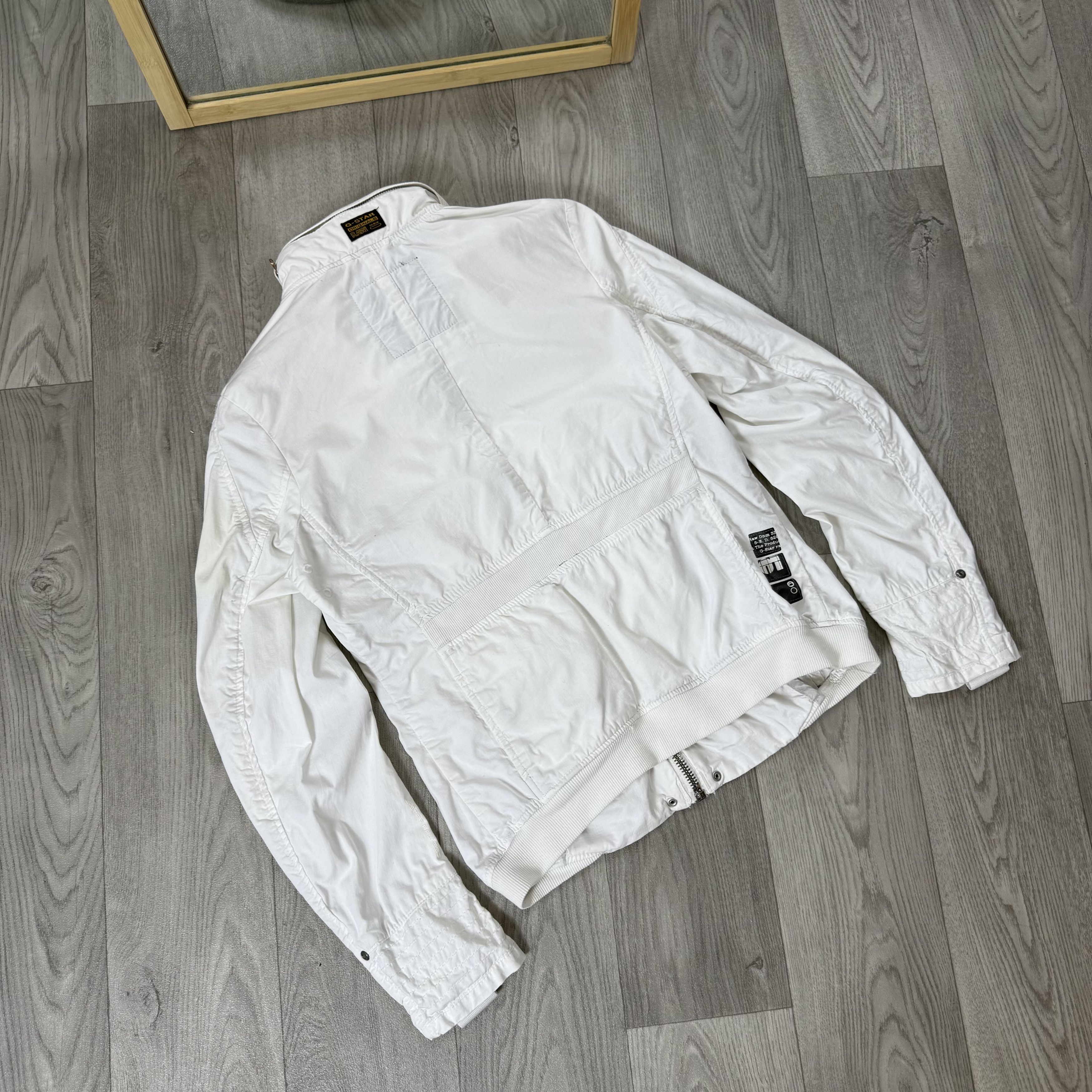 G-Star Vintage G-Star Raw 90s White Women's Y2K Light Jacket S Size S / US 4 / IT 40 - 14 Thumbnail