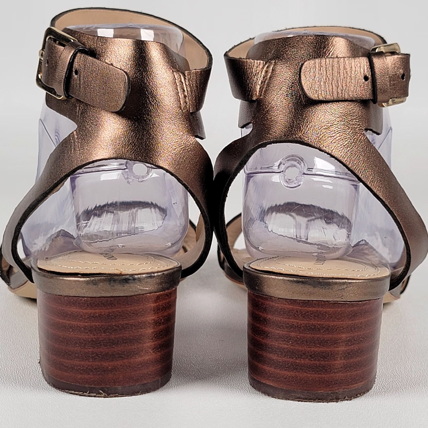 Lands' End Lands End Sandals Women Leather Block Heel 1.5" Ankle Strap Open Toe Brown Casual Shoes 8B Size US 8 / IT 38 - 6 Thumbnail