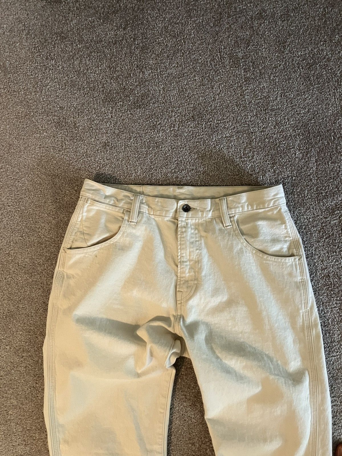 Gap White Gap Workwear Jeans Size US 32 / EU 48 - 3 Thumbnail